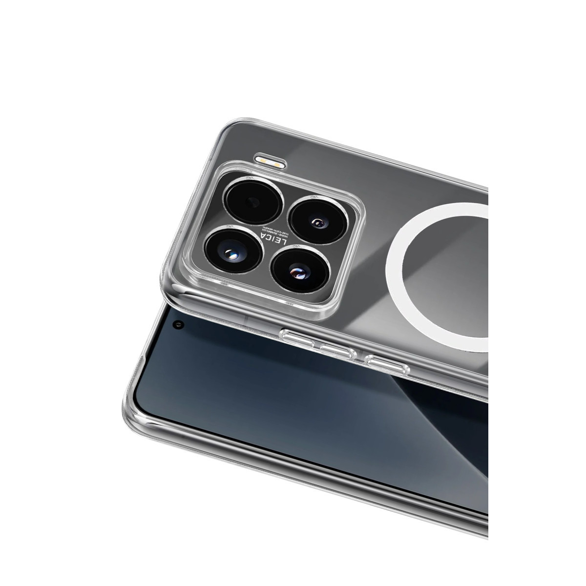 Newface Xiaomi Mi 15 Combo Sert Şeffaf Magsafe Kapak - Şeffaf — görsel 8