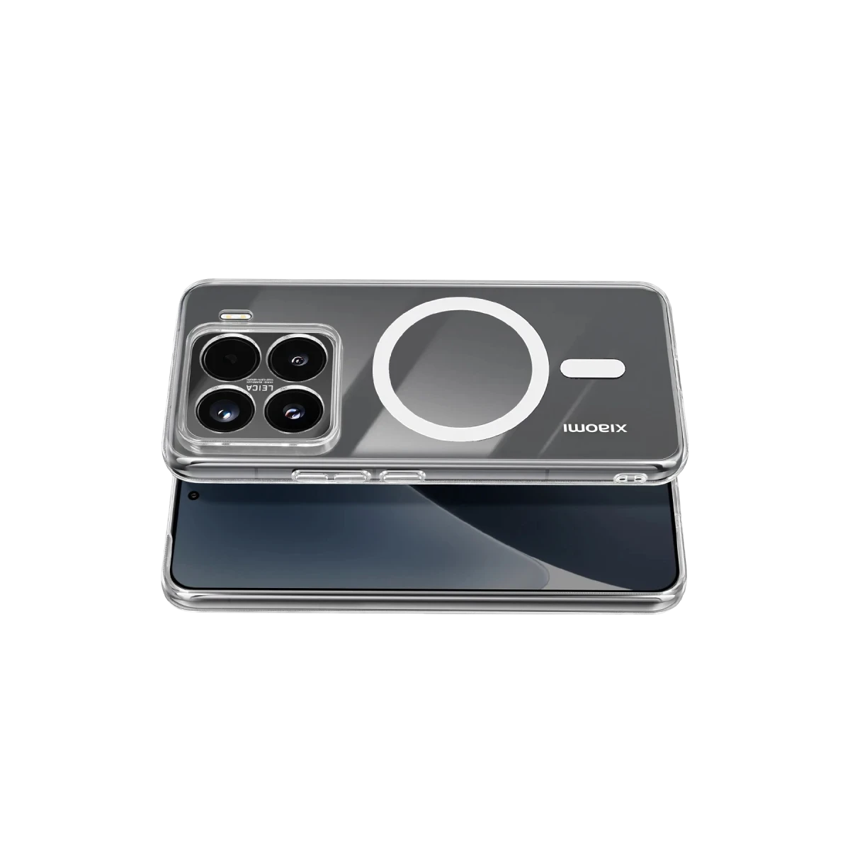Newface Xiaomi Mi 15 Combo Sert Şeffaf Magsafe Kapak - Şeffaf — görsel 6