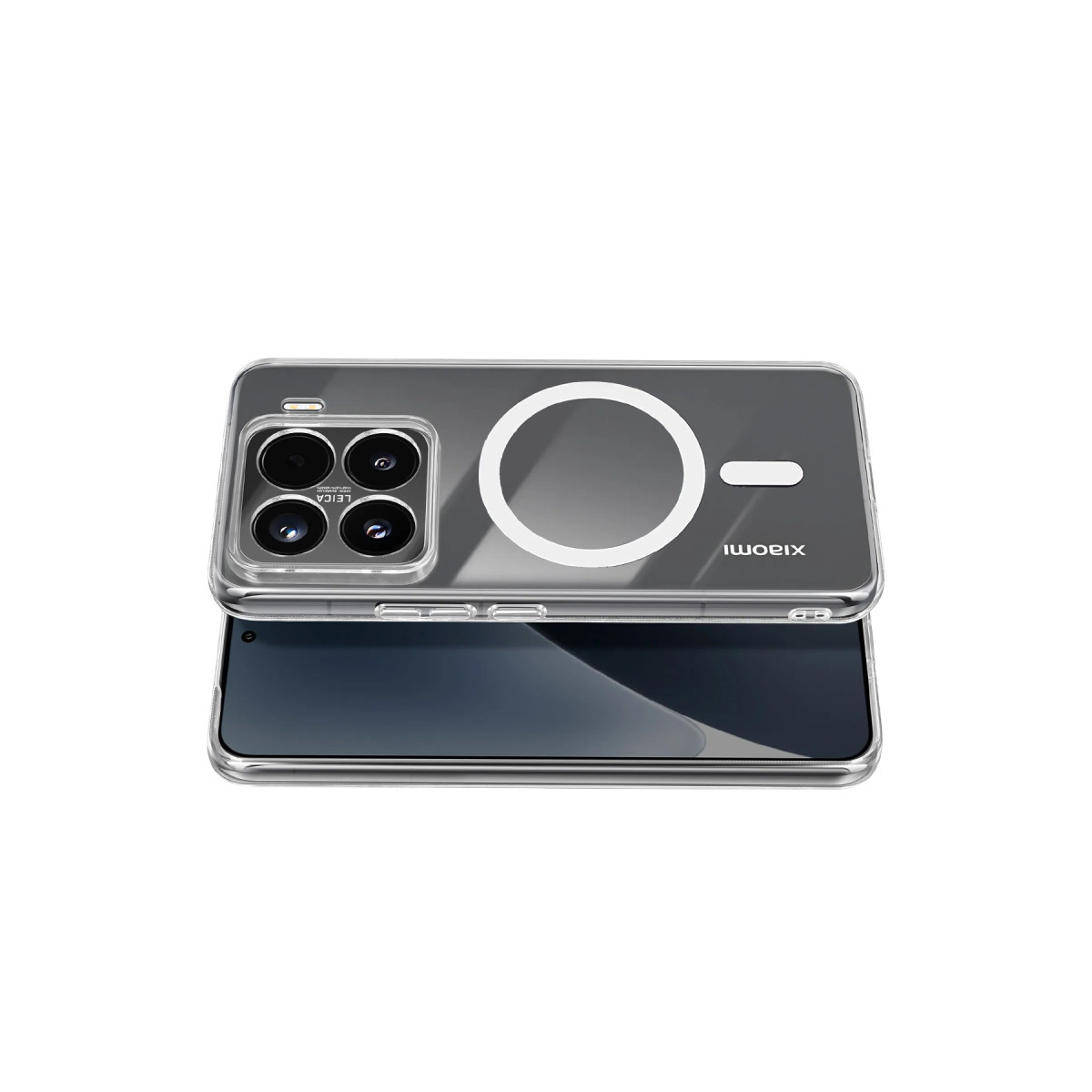 Newface Xiaomi Mi 15 Combo Sert Şeffaf Magsafe Kapak - Şeffaf — görsel 9