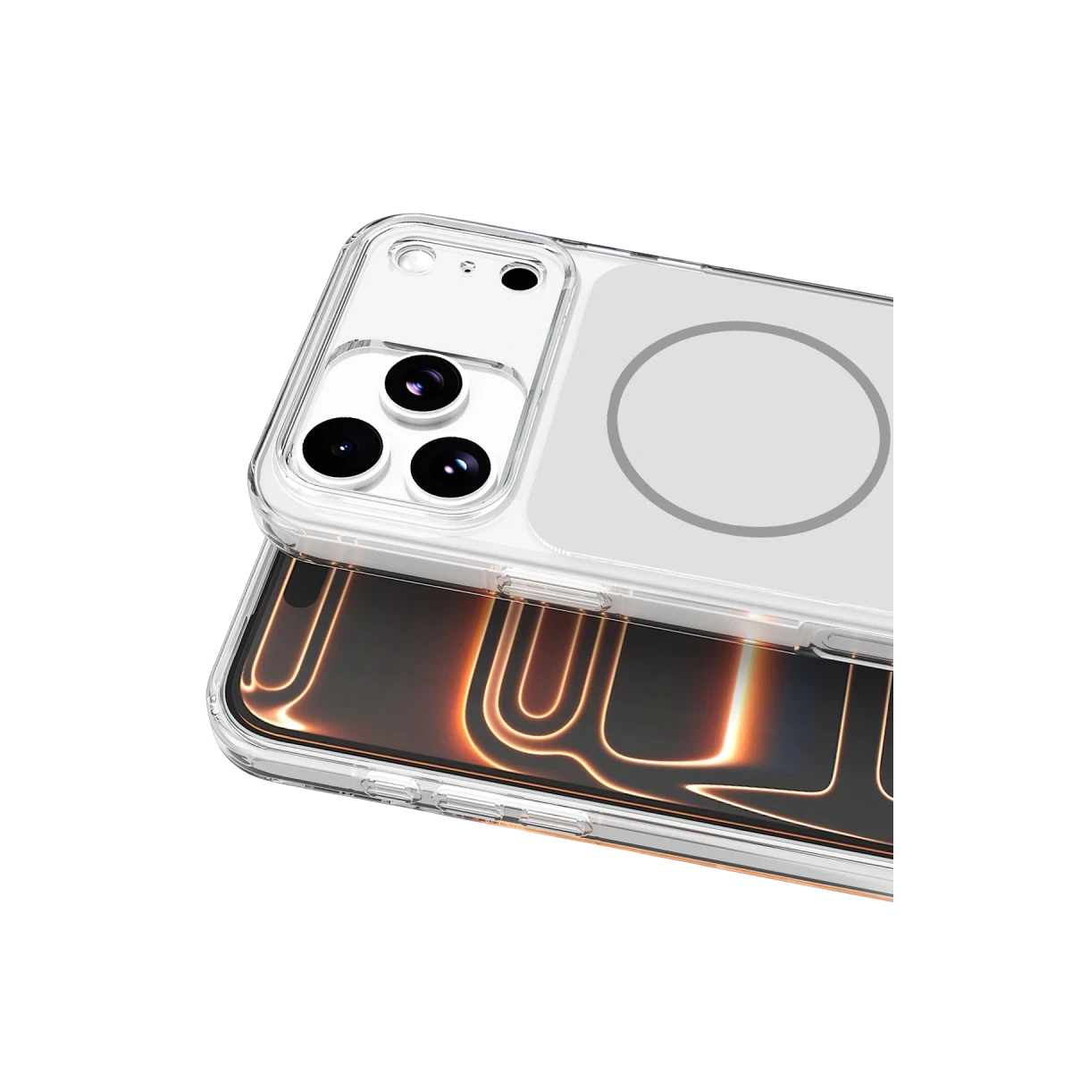 Joko Apple iPhone 17 Pro Max Bruma Magsafe Kapak - Gümüş