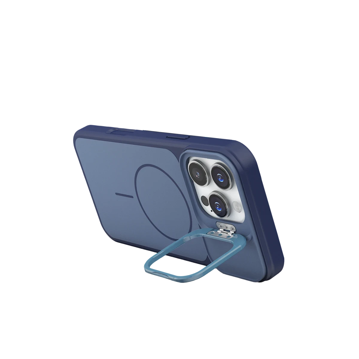 Joko Apple iPhone 16 Pro Max Pale Magsafe Standlı Kapak- Mavi