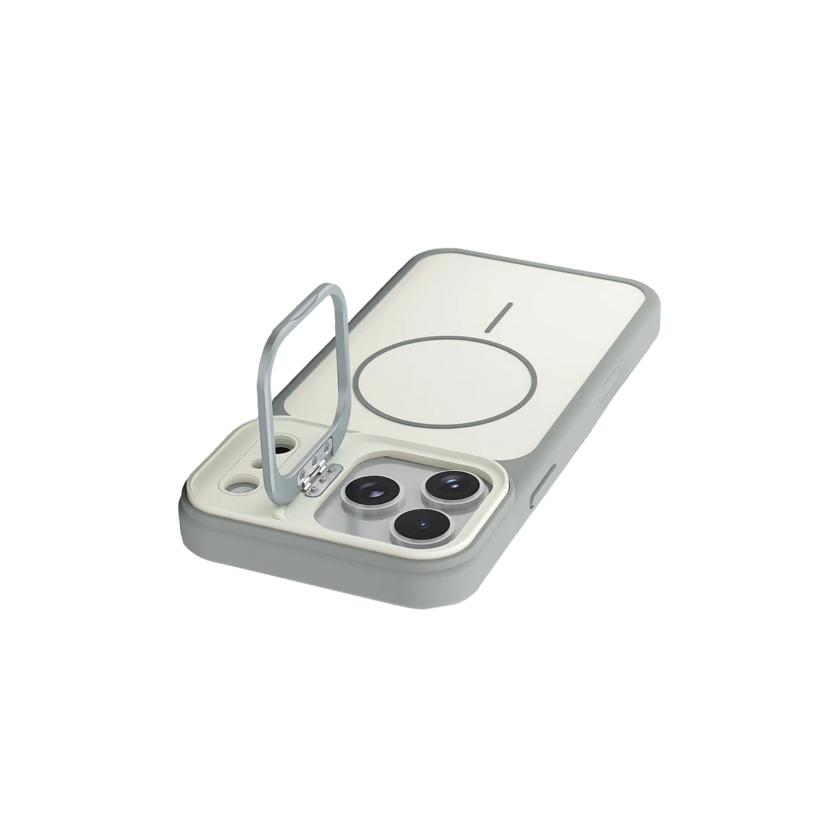 Joko Apple iPhone 17 Pro Max Pale Magsafe Standlı Kapak - Beyaz — görsel 7