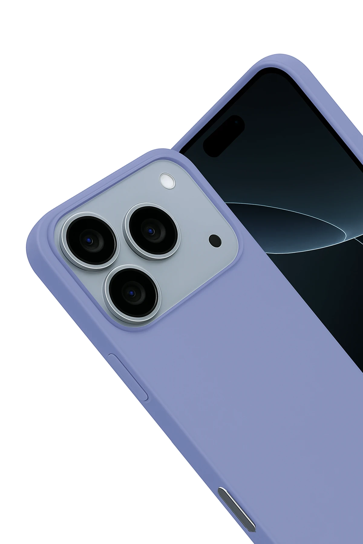 Newface Apple iPhone 17 Pro Max Nano içi Kadife Silikon - Lila
