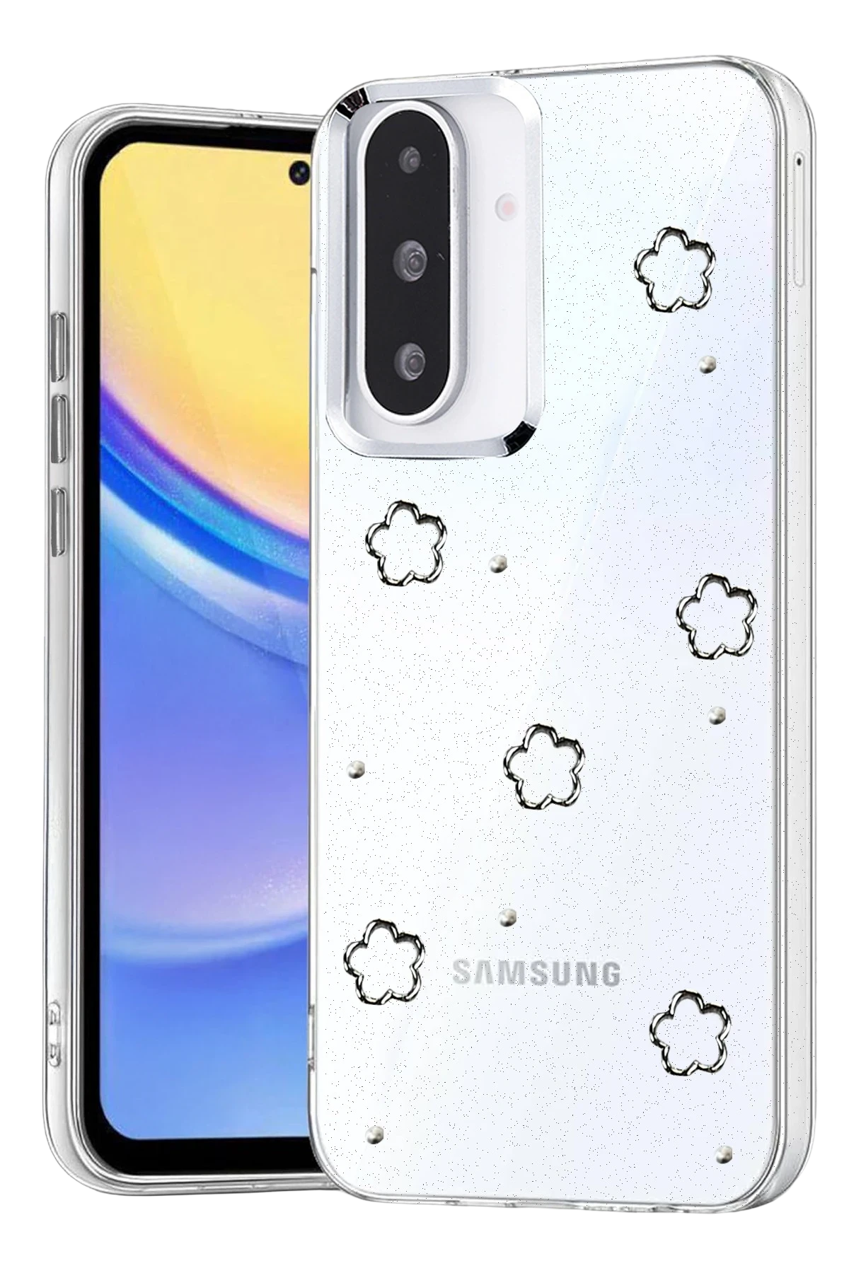 Newface Samsung Galaxy A36 Fiyonk Desenli Kapak - Desen 2