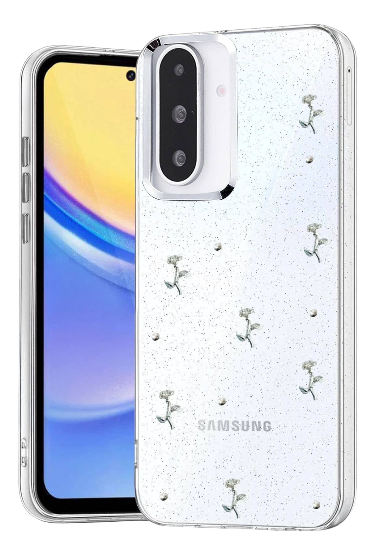 Newface Samsung Galaxy A36 Fiyonk Desenli Kapak - Desen 4