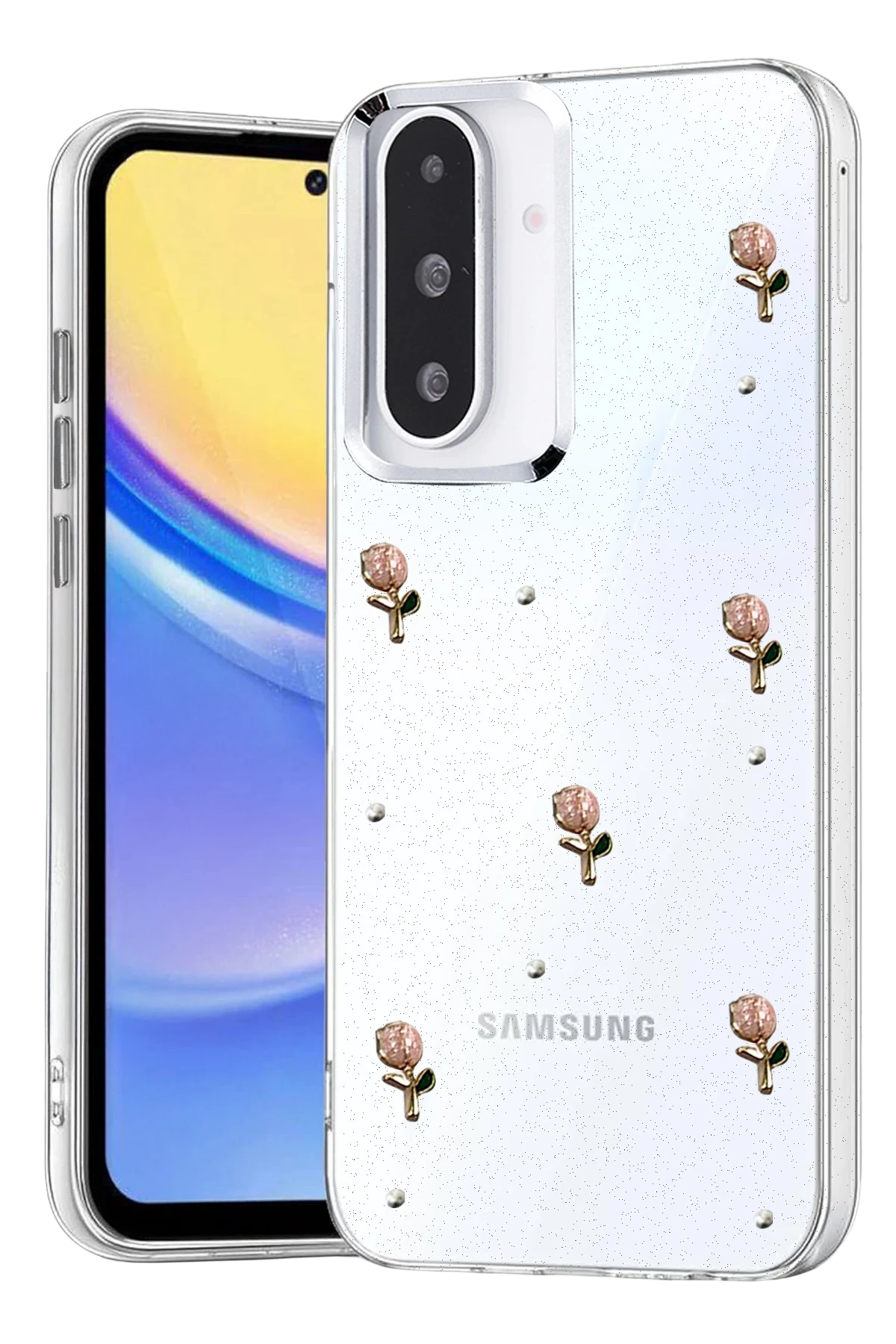 Newface Samsung Galaxy A36 Fiyonk Desenli Kapak - Desen 6