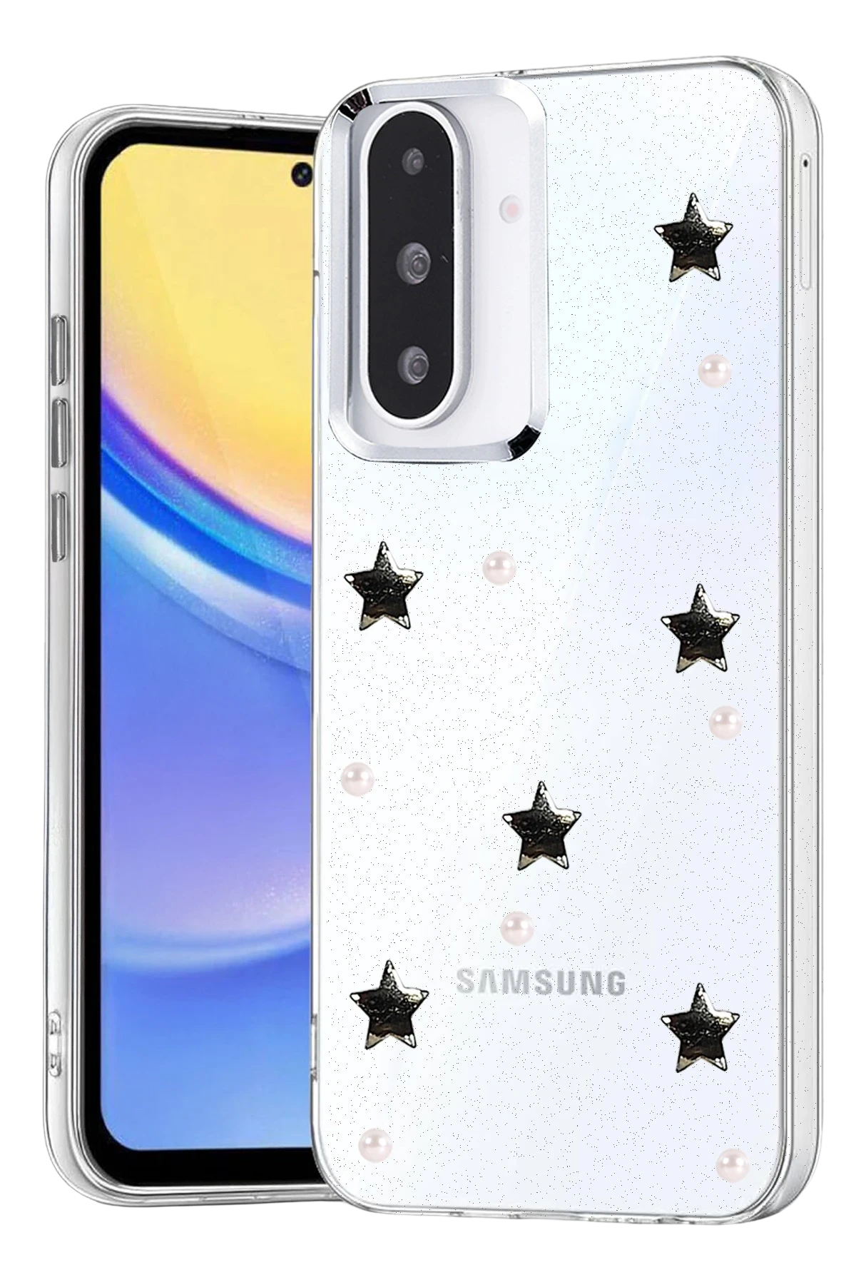 Newface Samsung Galaxy A36 Fiyonk Desenli Kapak - Desen 7