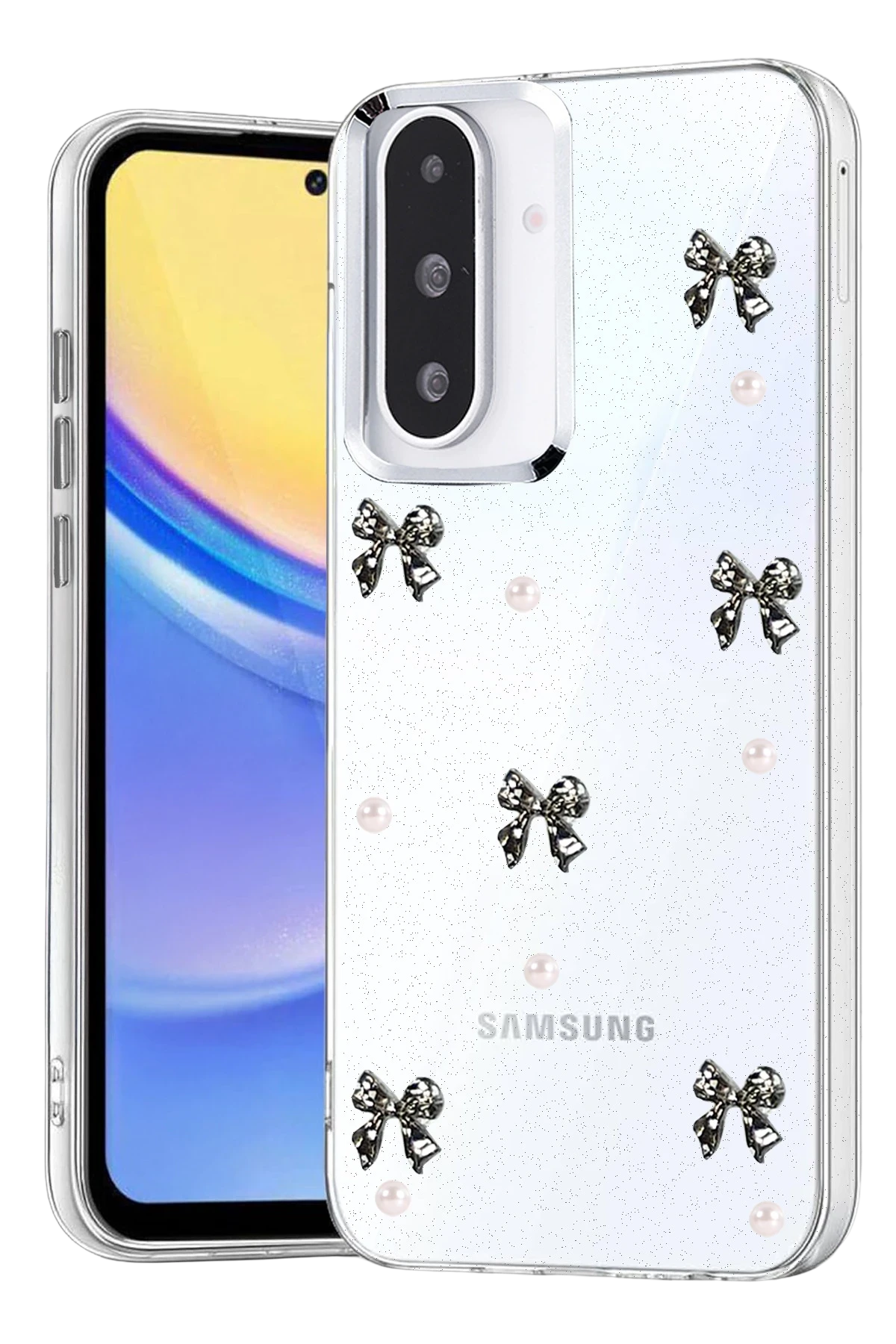 Newface Samsung Galaxy A36 Fiyonk Desenli Kapak - Desen 8