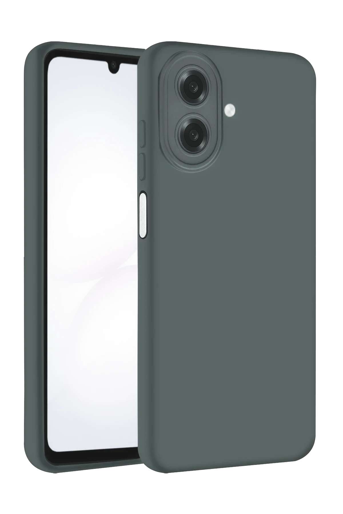 Newface Samsung Galaxy A07 4G Nano içi Kadife Silikon - Gri