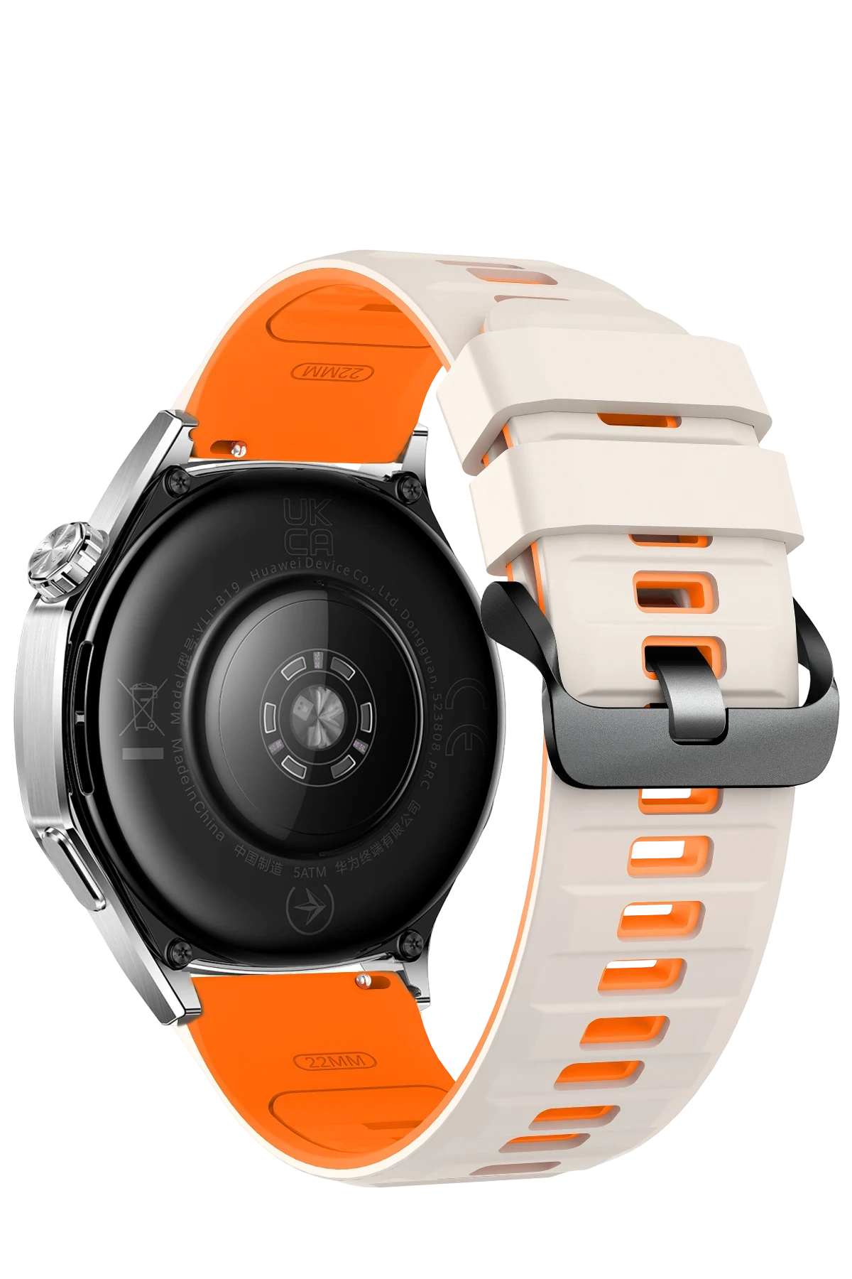 Newface Apple Watch Ultra 49mm Minoc Kordon - Beyaz-Turuncu