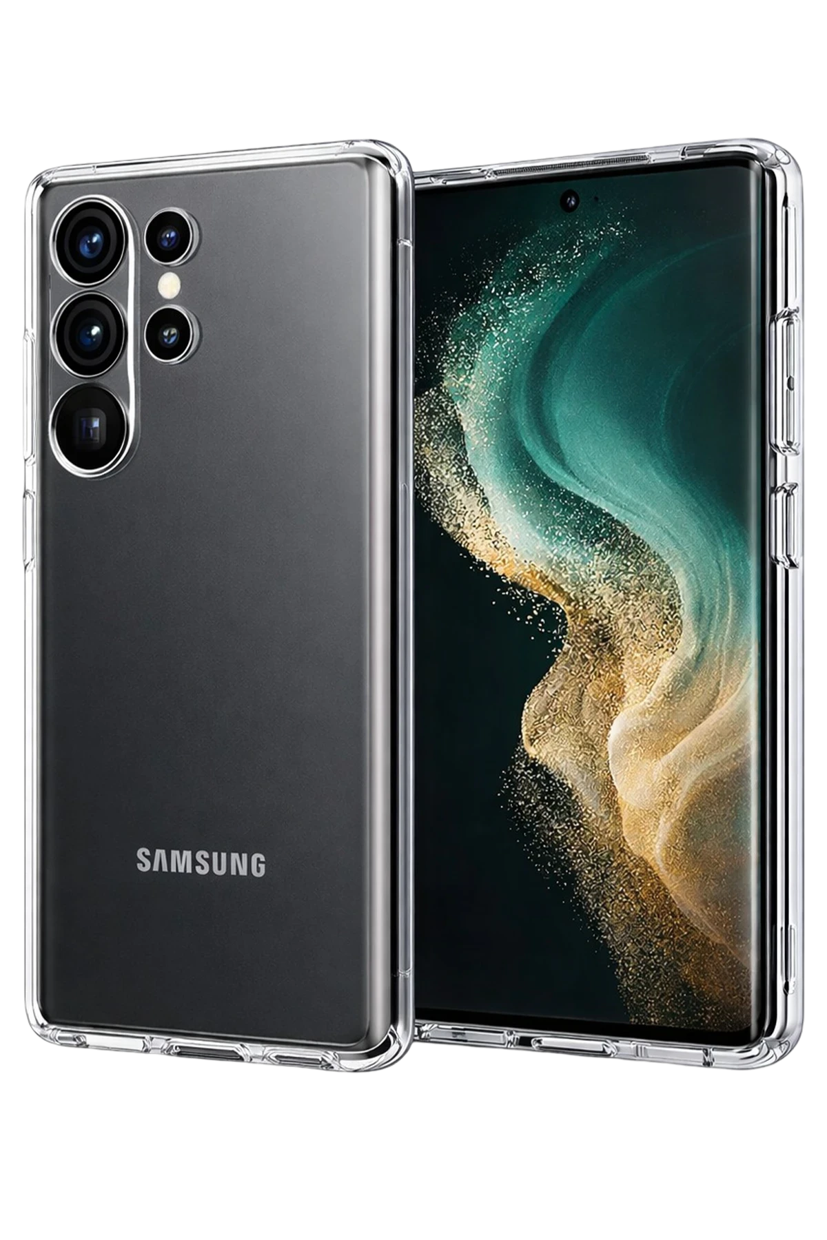 Newface Samsung Galaxy S26 Ultra Lüx Şeffaf Silikon - Şeffaf