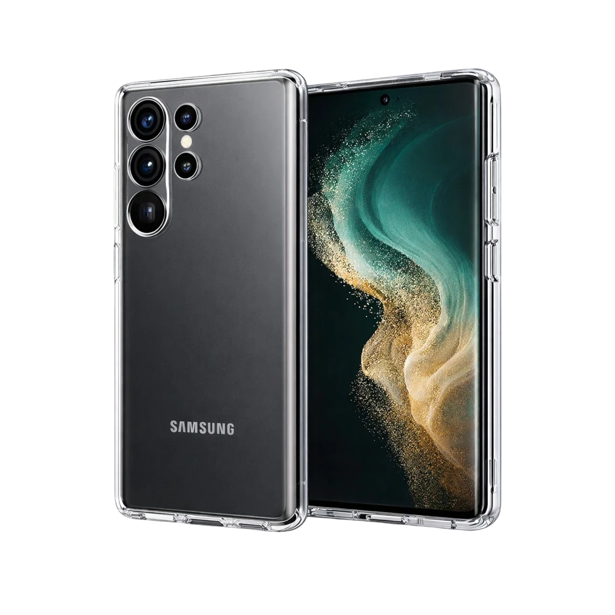 Newface Samsung Galaxy S26 Ultra Lüx Şeffaf Silikon - Şeffaf — görsel 2