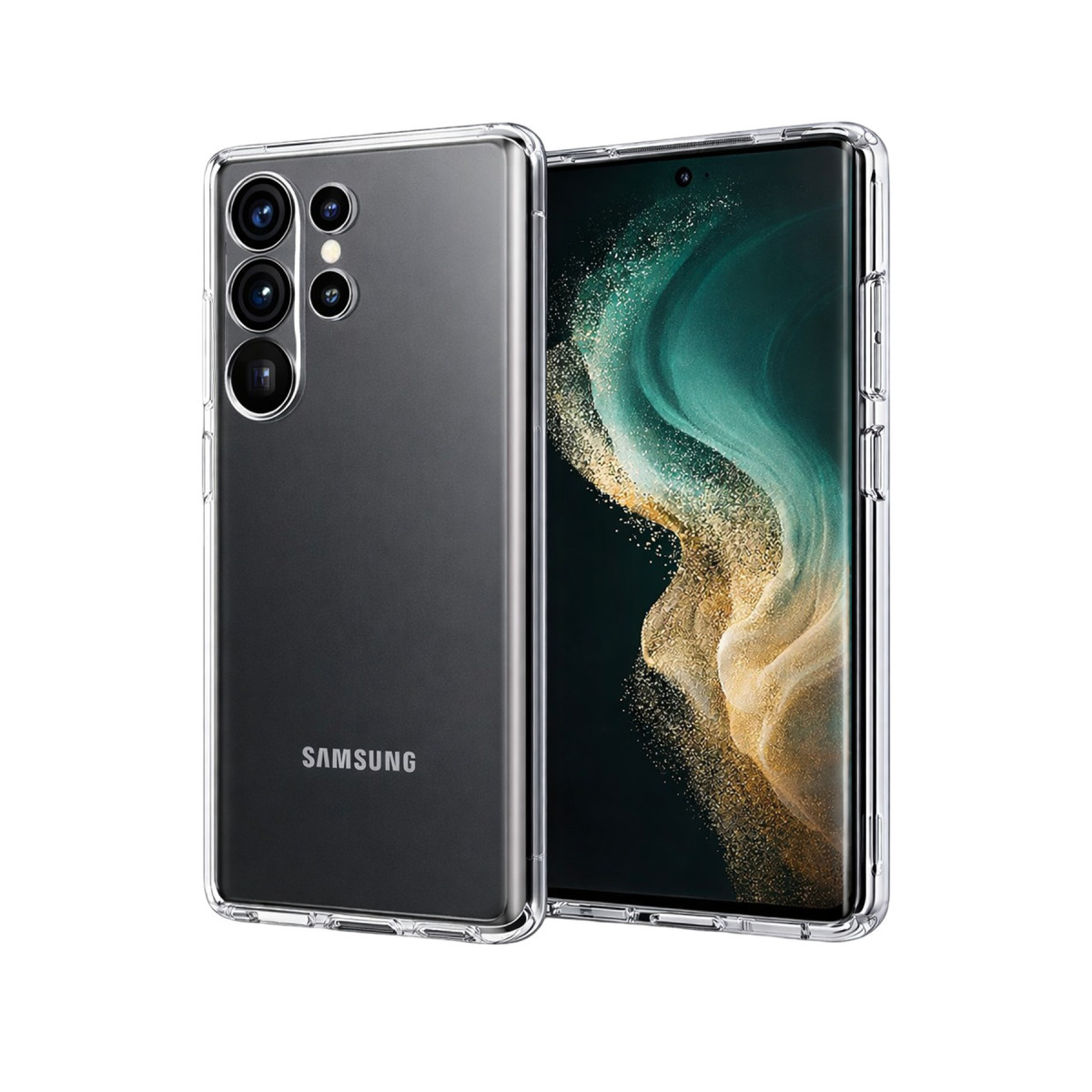 Newface Samsung Galaxy S26 Ultra Lüx Şeffaf Silikon - Şeffaf — görsel 3