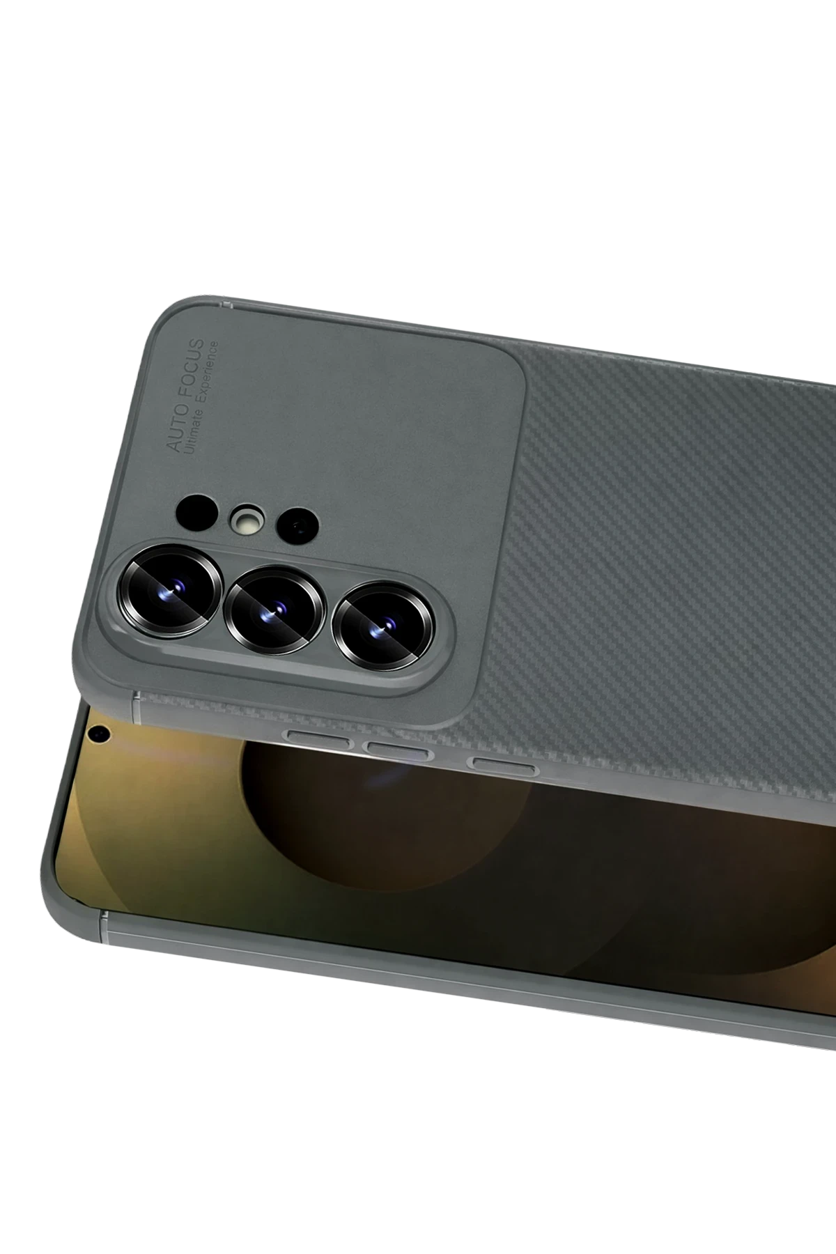 Newface Samsung Galaxy S26 Ultra Auto Focus Karbon Kapak - Gri