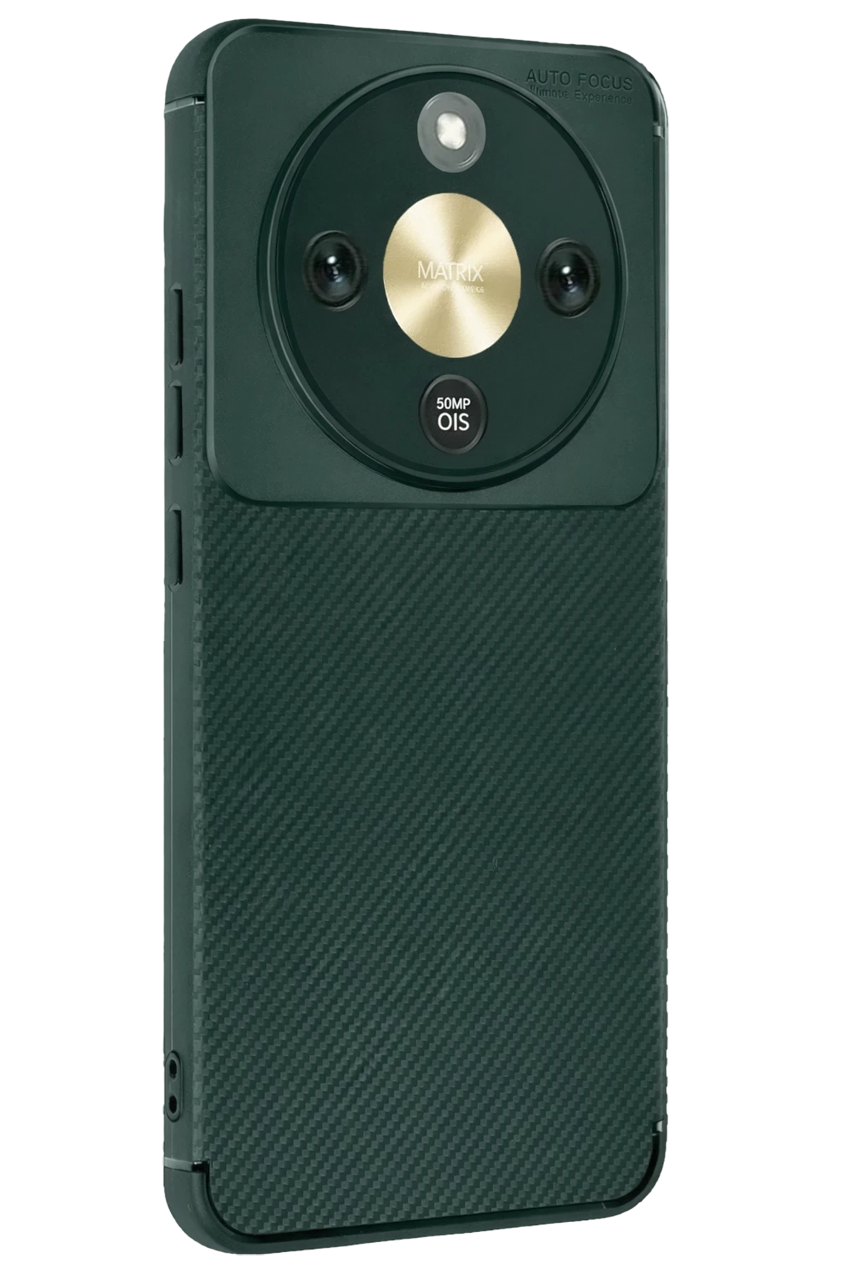 Newface Huawei Honor Magic 8 Lite Auto Focus Karbon Kapak - Koyu Yeşil