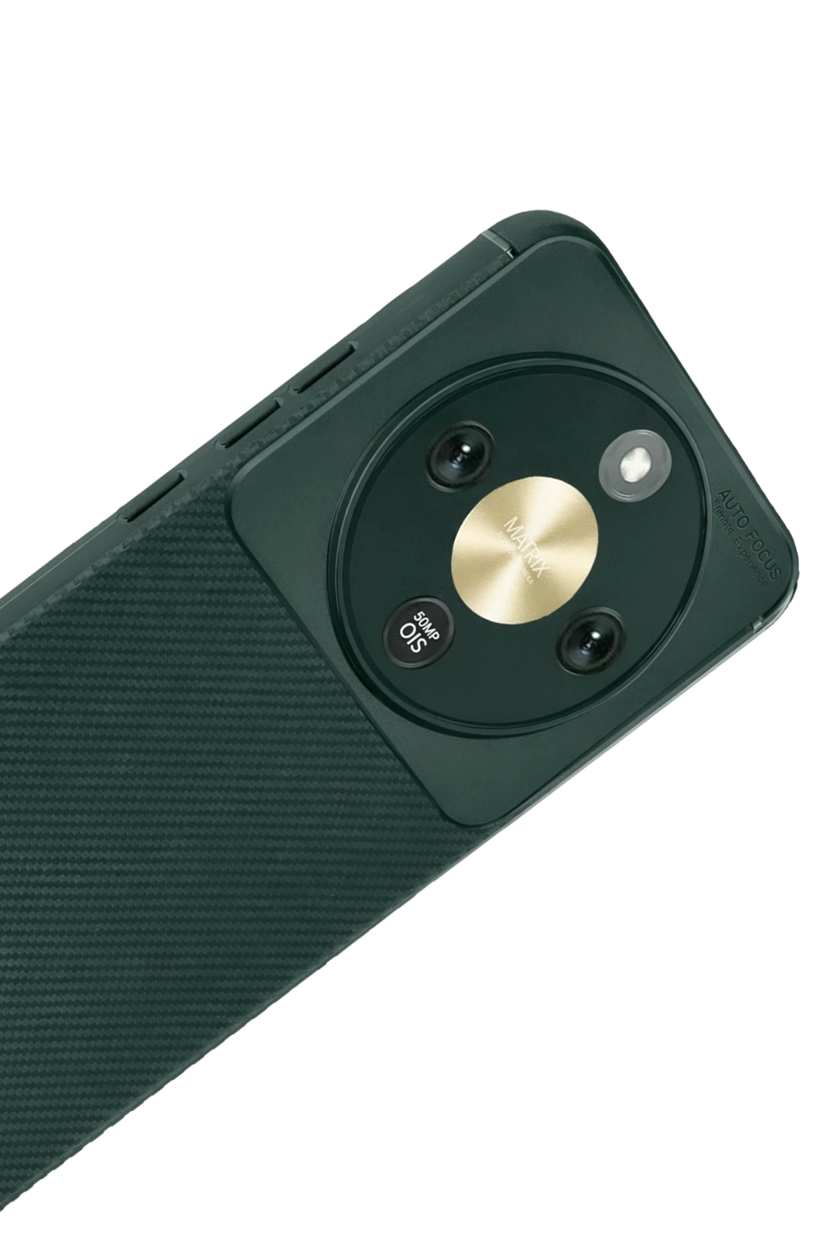 Newface Huawei Honor Magic 8 Lite Auto Focus Karbon Kapak - Koyu Yeşil
