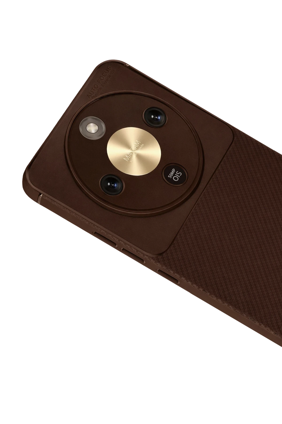 Newface Huawei Honor Magic 8 Lite Auto Focus Karbon Kapak - Kahverengi