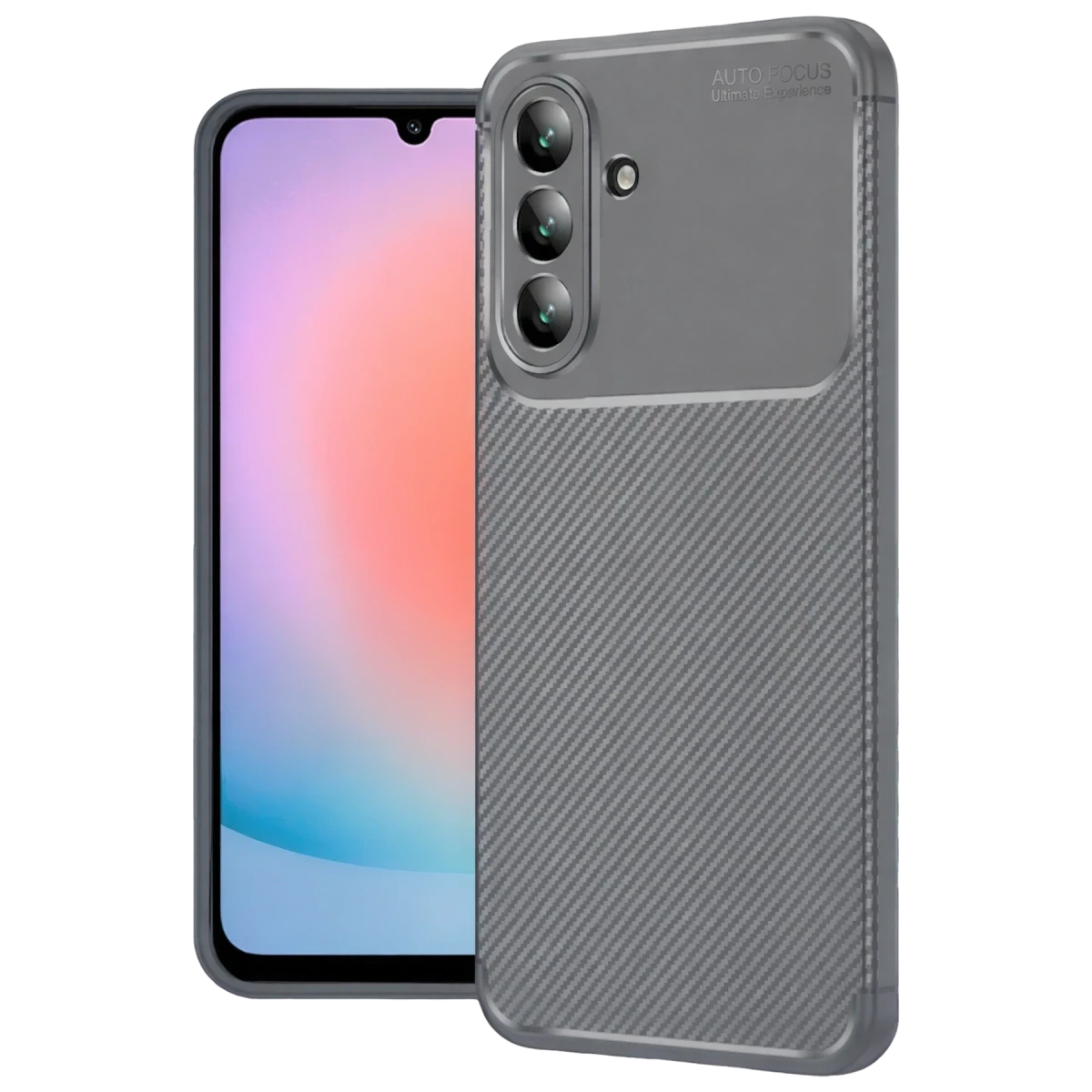 Newface Samsung Galaxy A57 5G Auto Focus Karbon Kapak - Gri — görsel 3