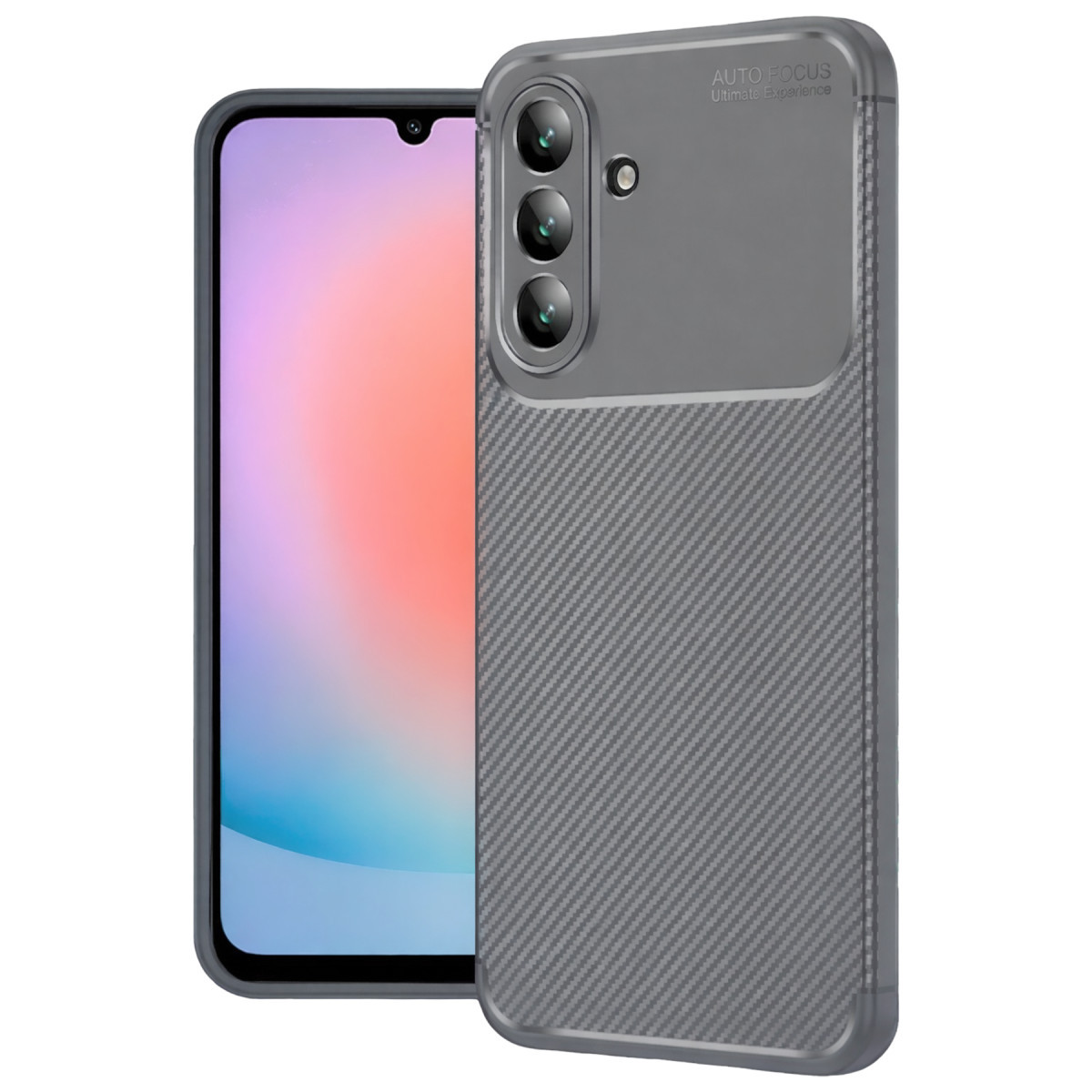 Newface Samsung Galaxy A57 5G Auto Focus Karbon Kapak - Gri — görsel 5