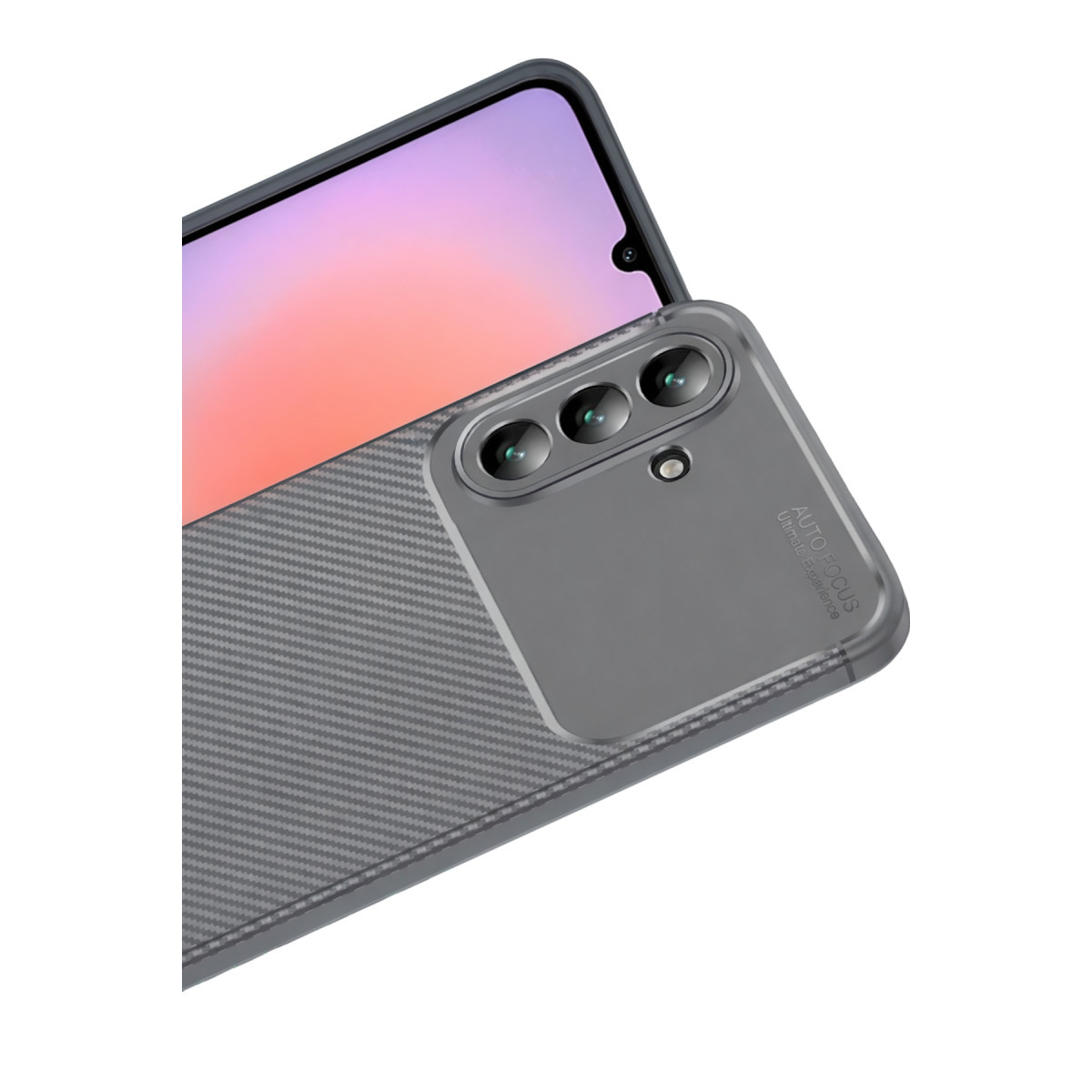 Newface Samsung Galaxy A57 5G Auto Focus Karbon Kapak - Gri — görsel 6