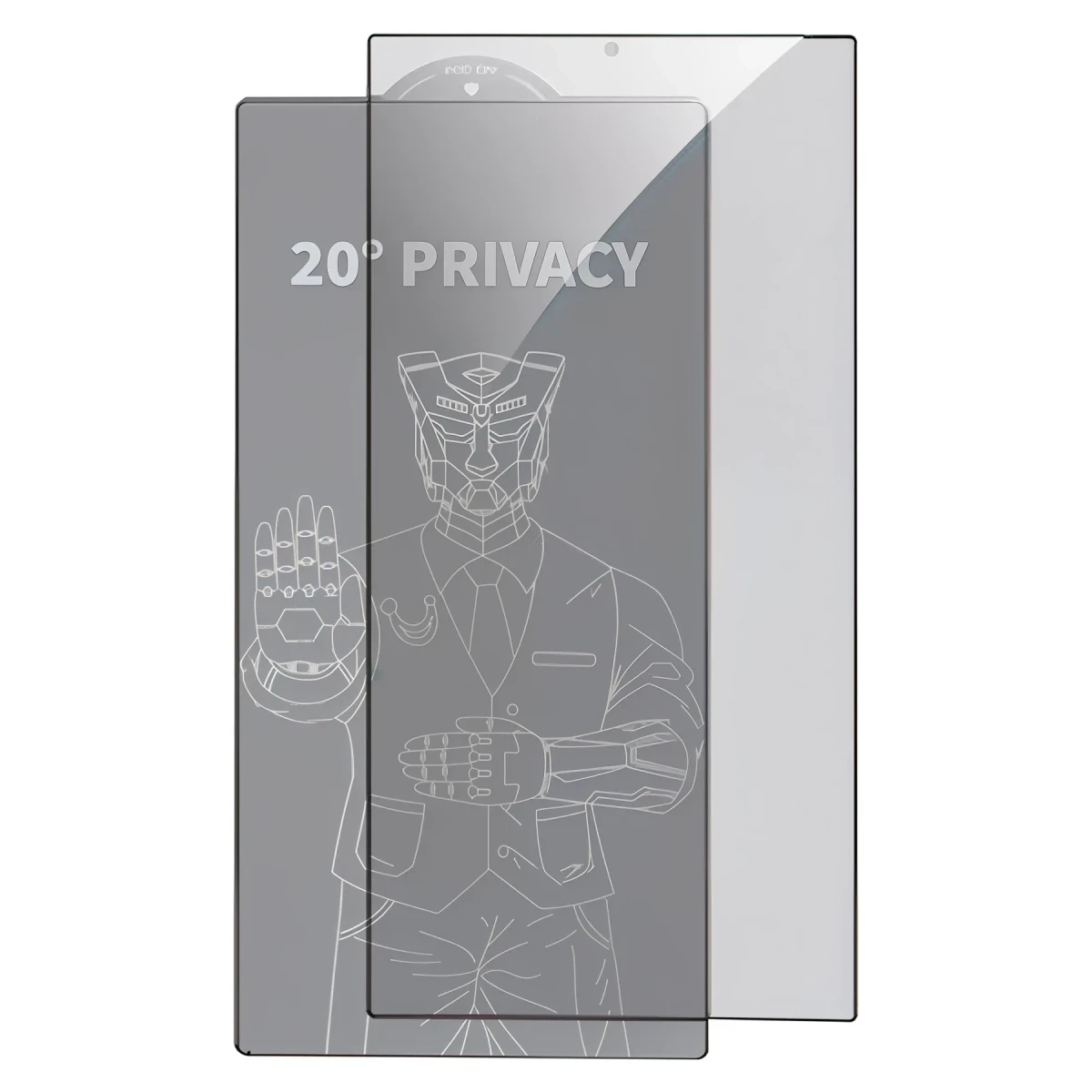 URR Samsung Galaxy S26 Ultra 2.5D HD 20º Privacy Cam Ekran Koruyucu - Siyah