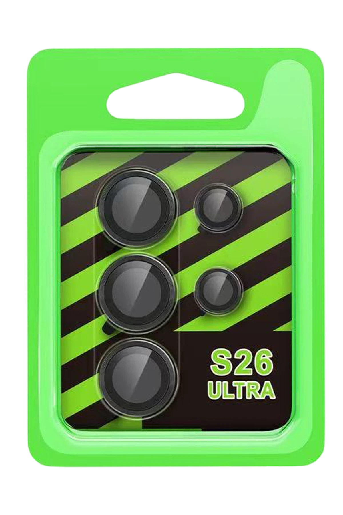 Newface Samsung Galaxy S26 Ultra Raze Metal Kamera Lens - Siyah