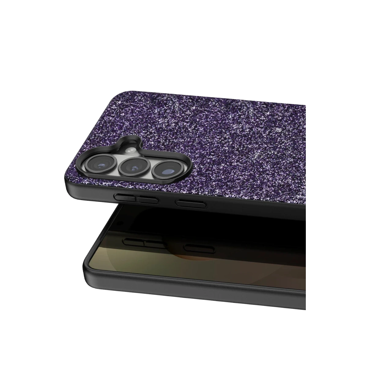 Onegif Samsung Galaxy S26 Plus Bright Simli Kapak - Derin Mor