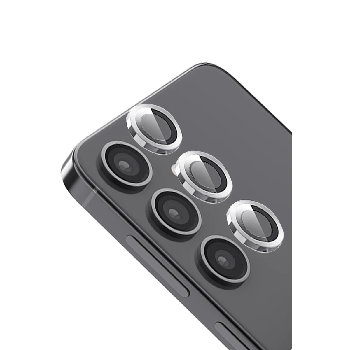 URR Samsung Galaxy S26 Plus AR Kamera Lens Koruyucu - Gümüş
