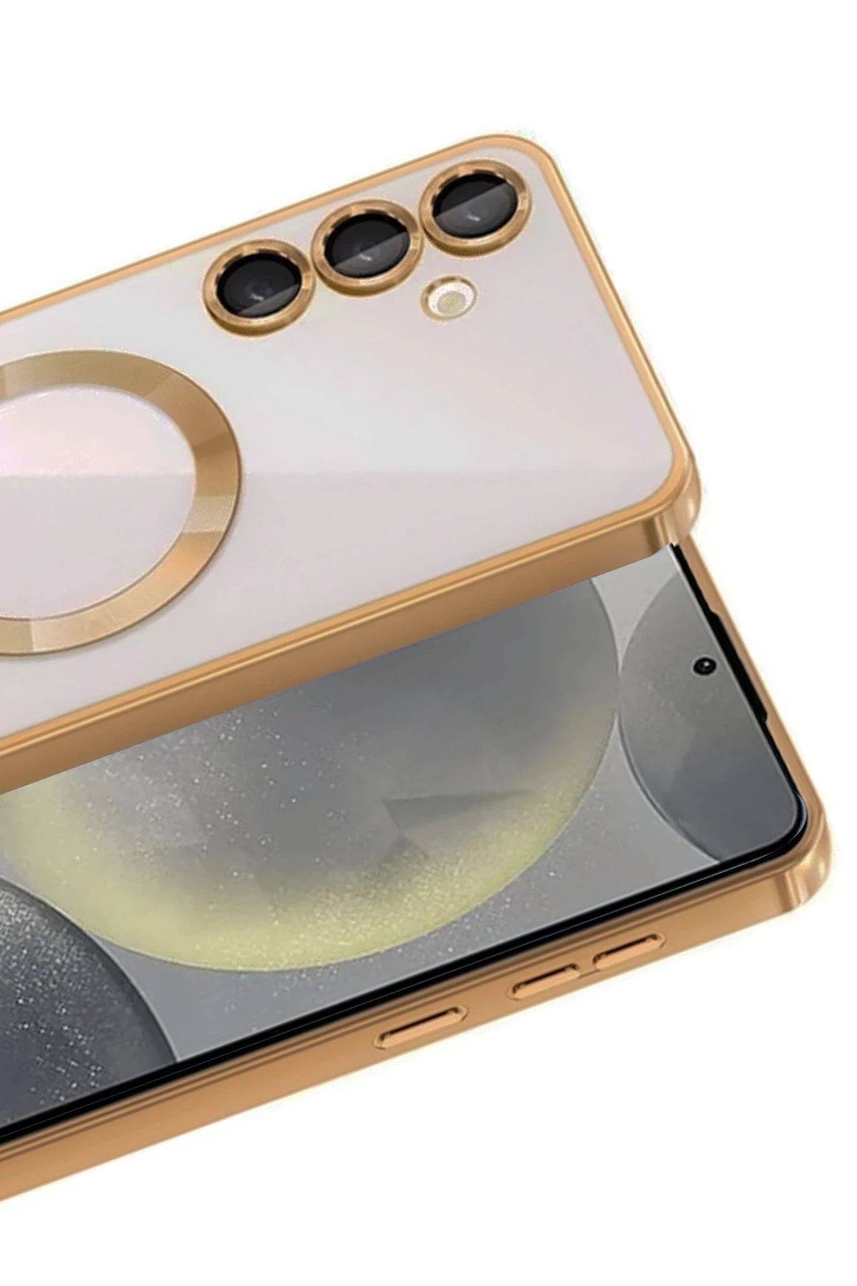 Newface Samsung Galaxy A54 5G Kross Magneticsafe Kapak - Çöl Titanyum