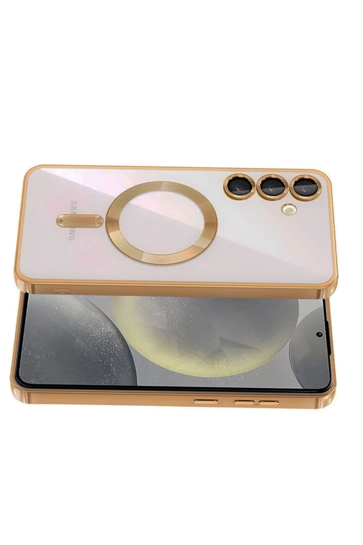 Newface Samsung Galaxy A54 5G Kross Magneticsafe Kapak - Çöl Titanyum