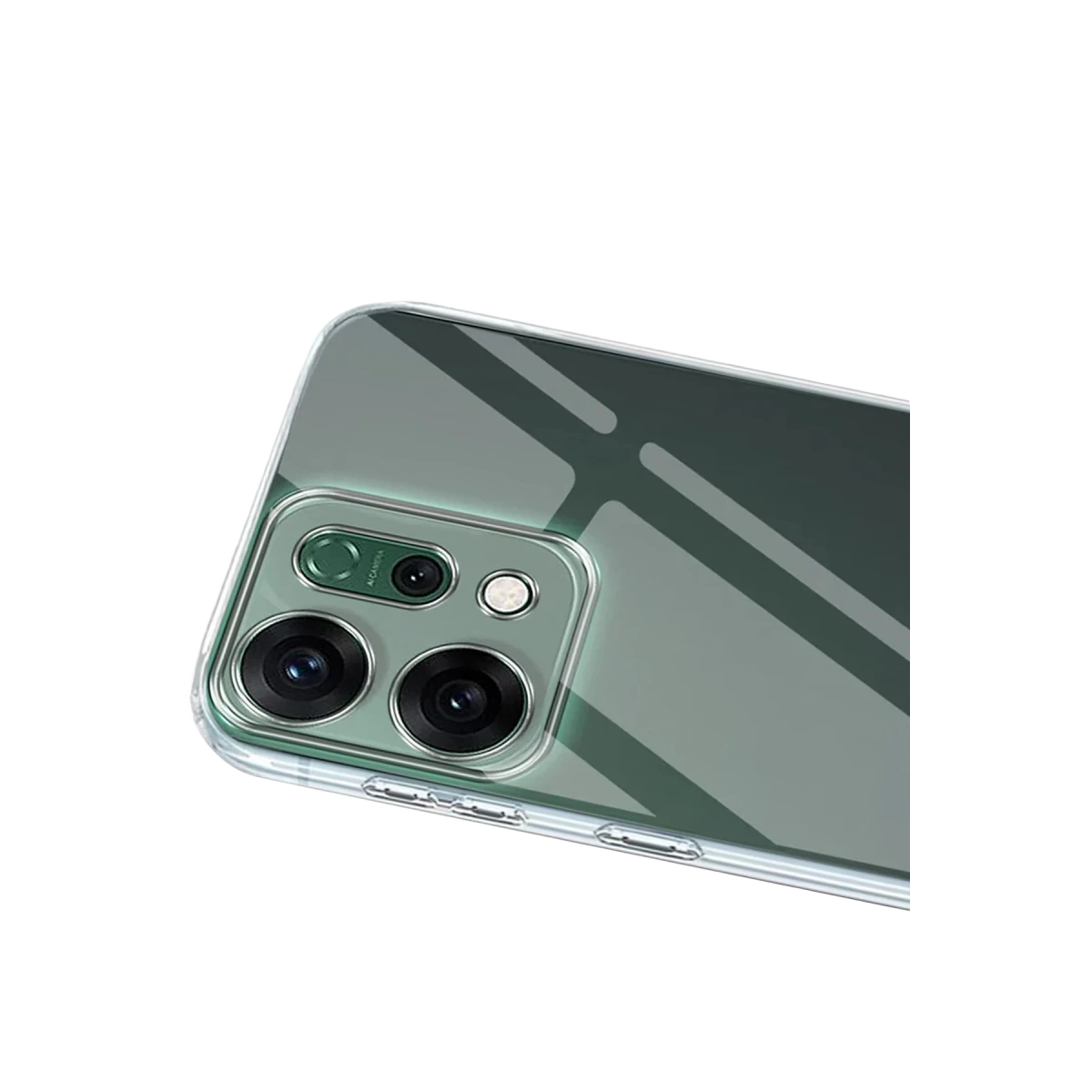Newface Oppo Reno 14 Kılıf Lüx Şeffaf Silikon - Şeffaf — görsel 5