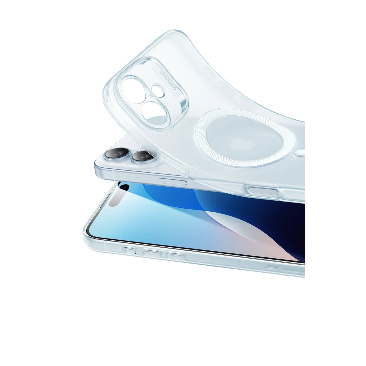 ESR Apple iPhone 16 Zero Clear Magsafe Kapak - Buzlu Mavi