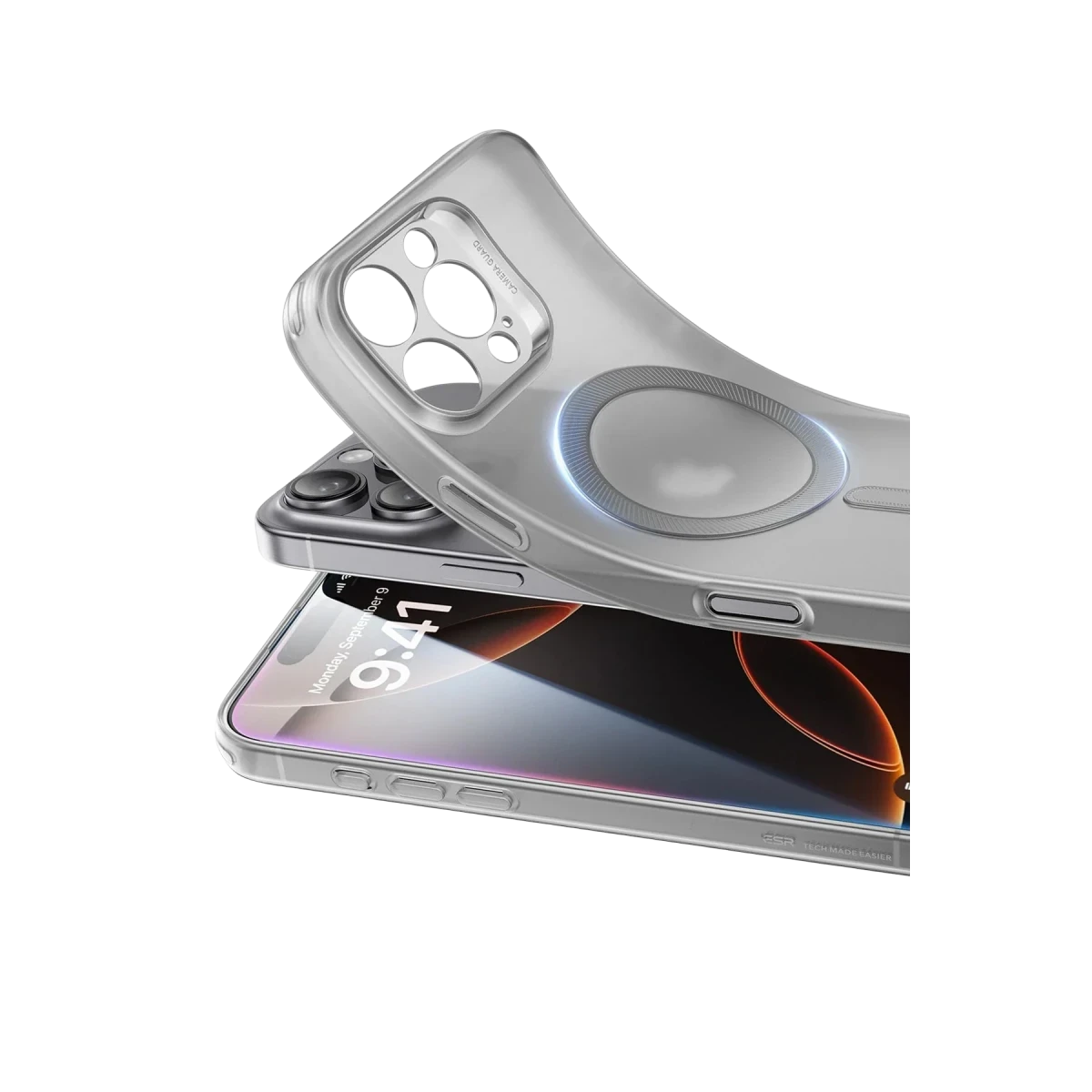 ESR Apple iPhone 16 Pro Max Zero Clear Magsafe Kapak - Gri