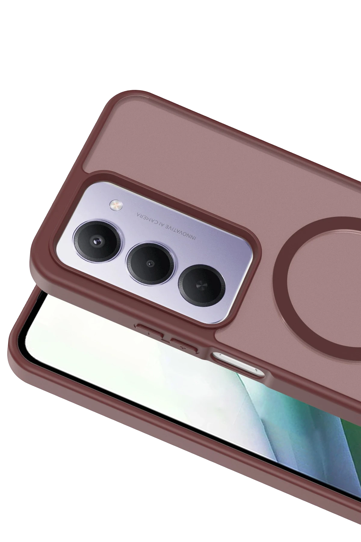Joko Xiaomi Redmi 15 4G Jota Magsafe Kapak - Bordo