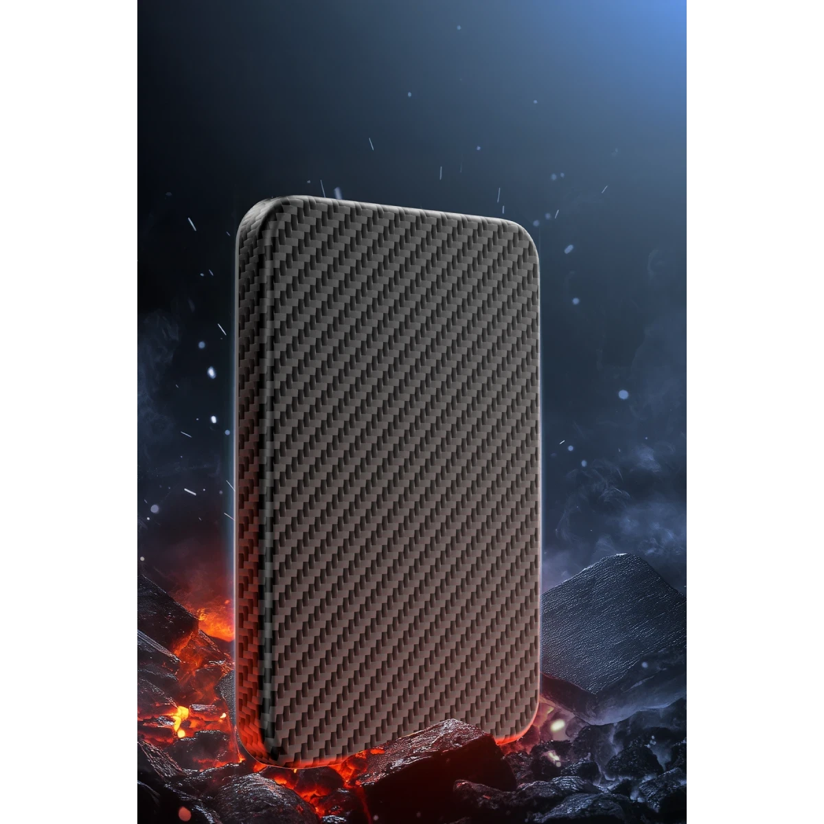 Keephone PB55 Kavos Kevlar 5.000 mAh 20W Type-C ve Semi Solid Destekli Powerbank - Sunrise