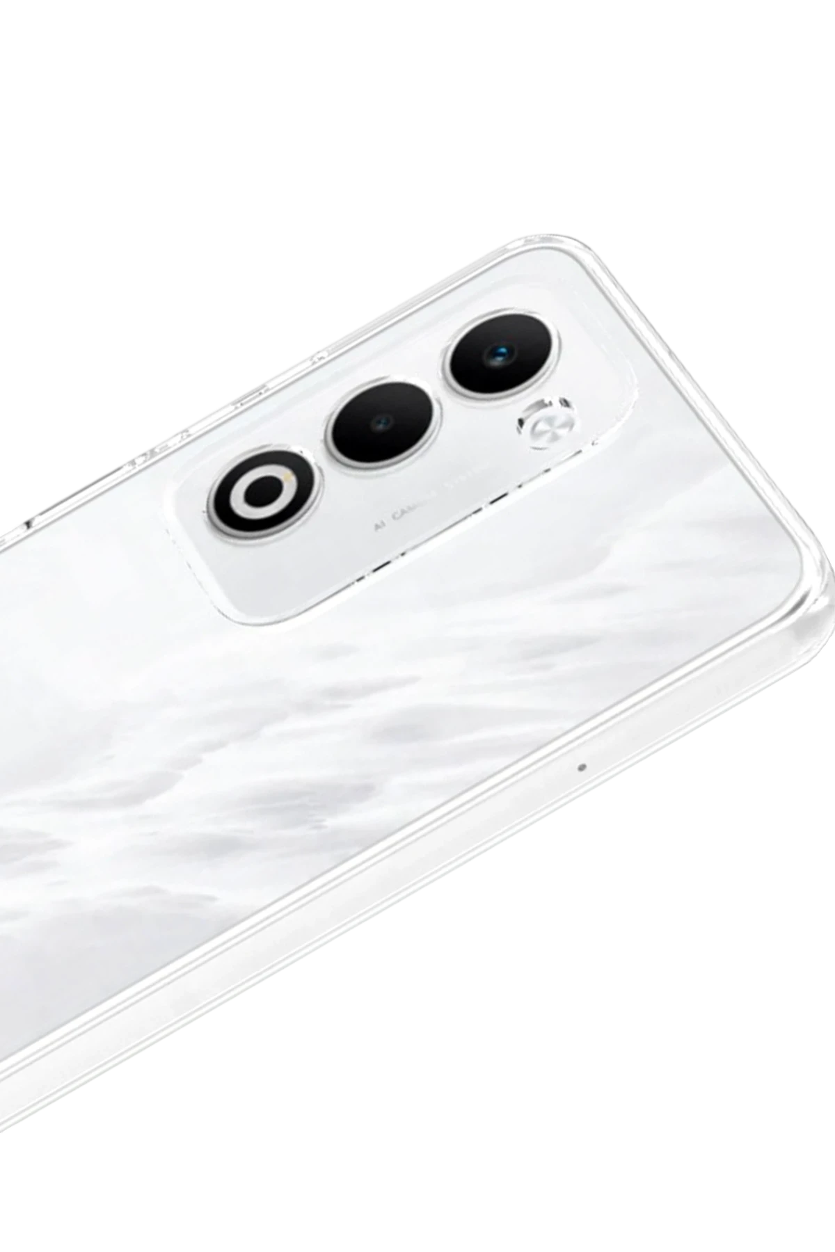 Newface Oppo A5 4G Lüx Şeffaf Silikon - Şeffaf