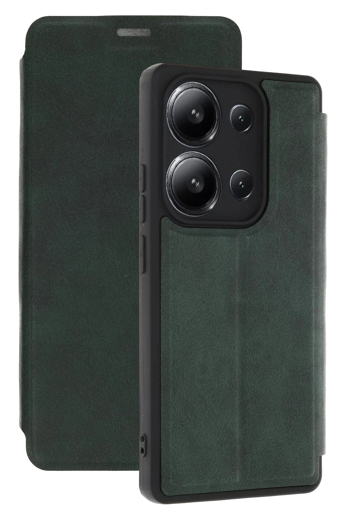 Newface Xiaomi Redmi 15C 4G Flip Cover - Yeşil