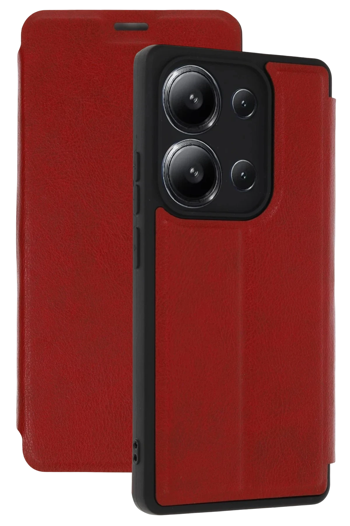 Newface Xiaomi Redmi 15C 4G Flip Cover - Kırmızı