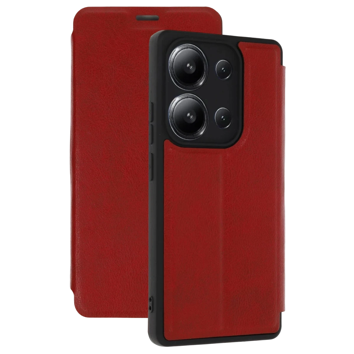 Newface Xiaomi Redmi 15C 4G Flip Cover - Kırmızı — görsel 5