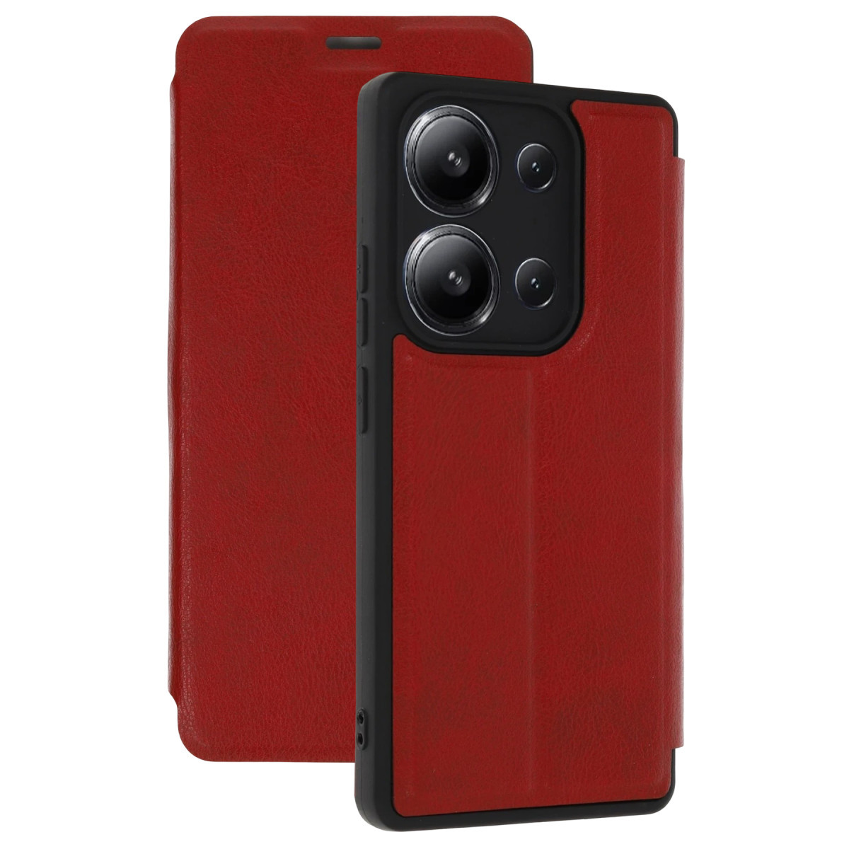 Newface Xiaomi Redmi 15C 4G Flip Cover - Kırmızı — görsel 9