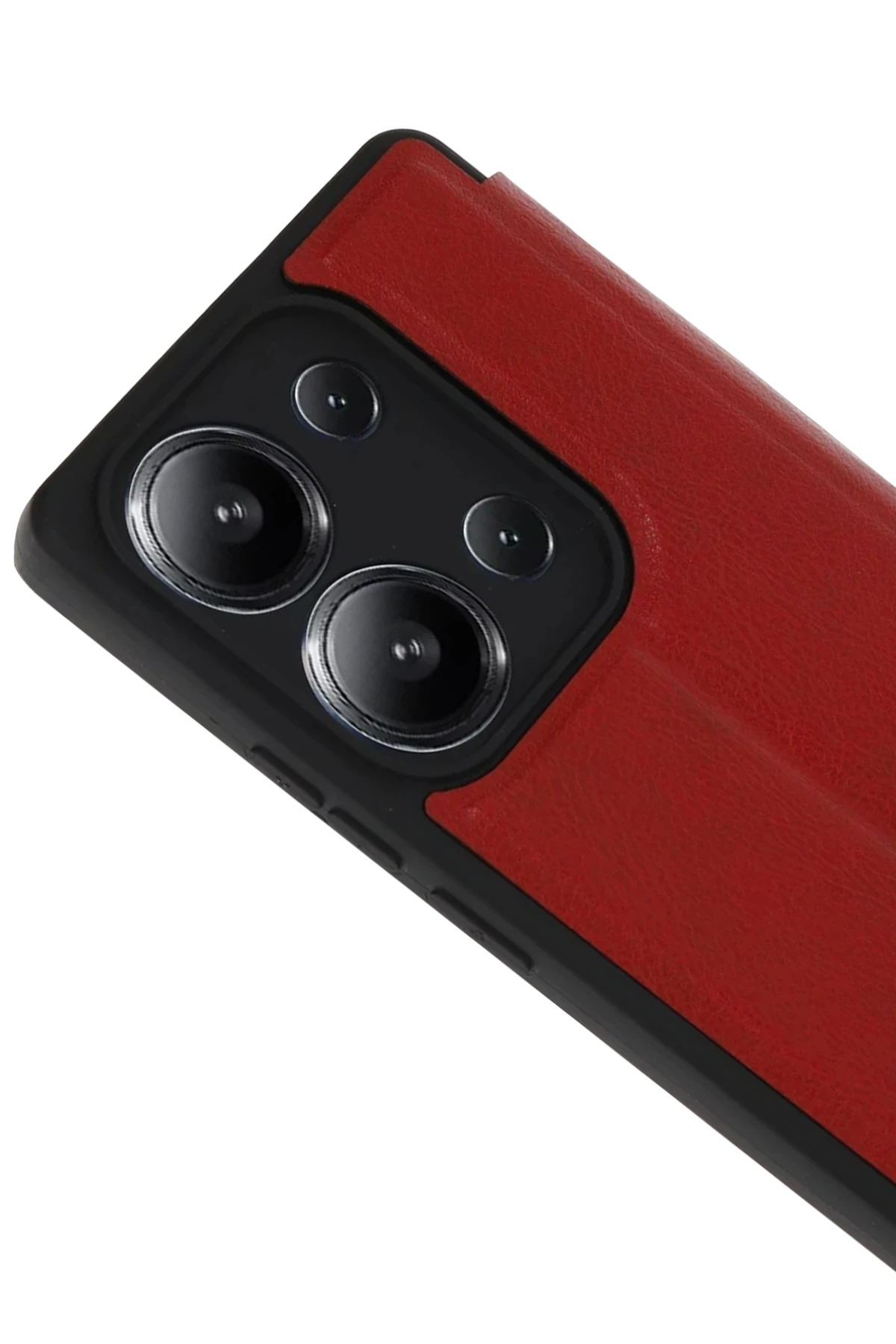 Newface Xiaomi Redmi 15C 4G Flip Cover - Kırmızı