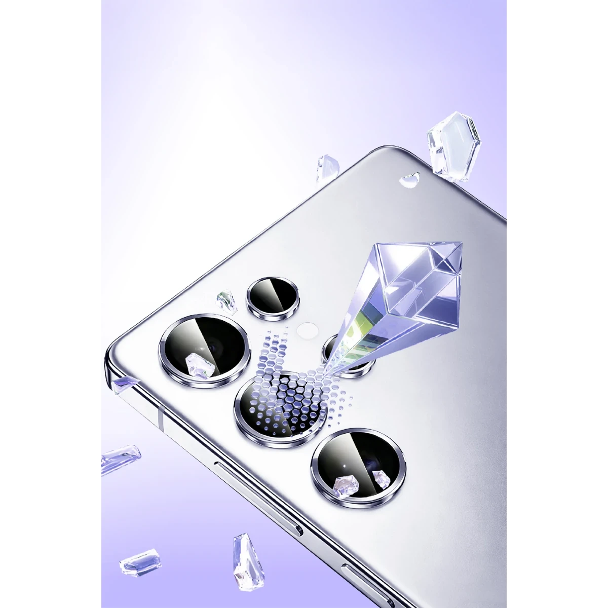 Newface Samsung Galaxy S26 Bilvis Titan Kamera Lens - Gümüş — görsel 12