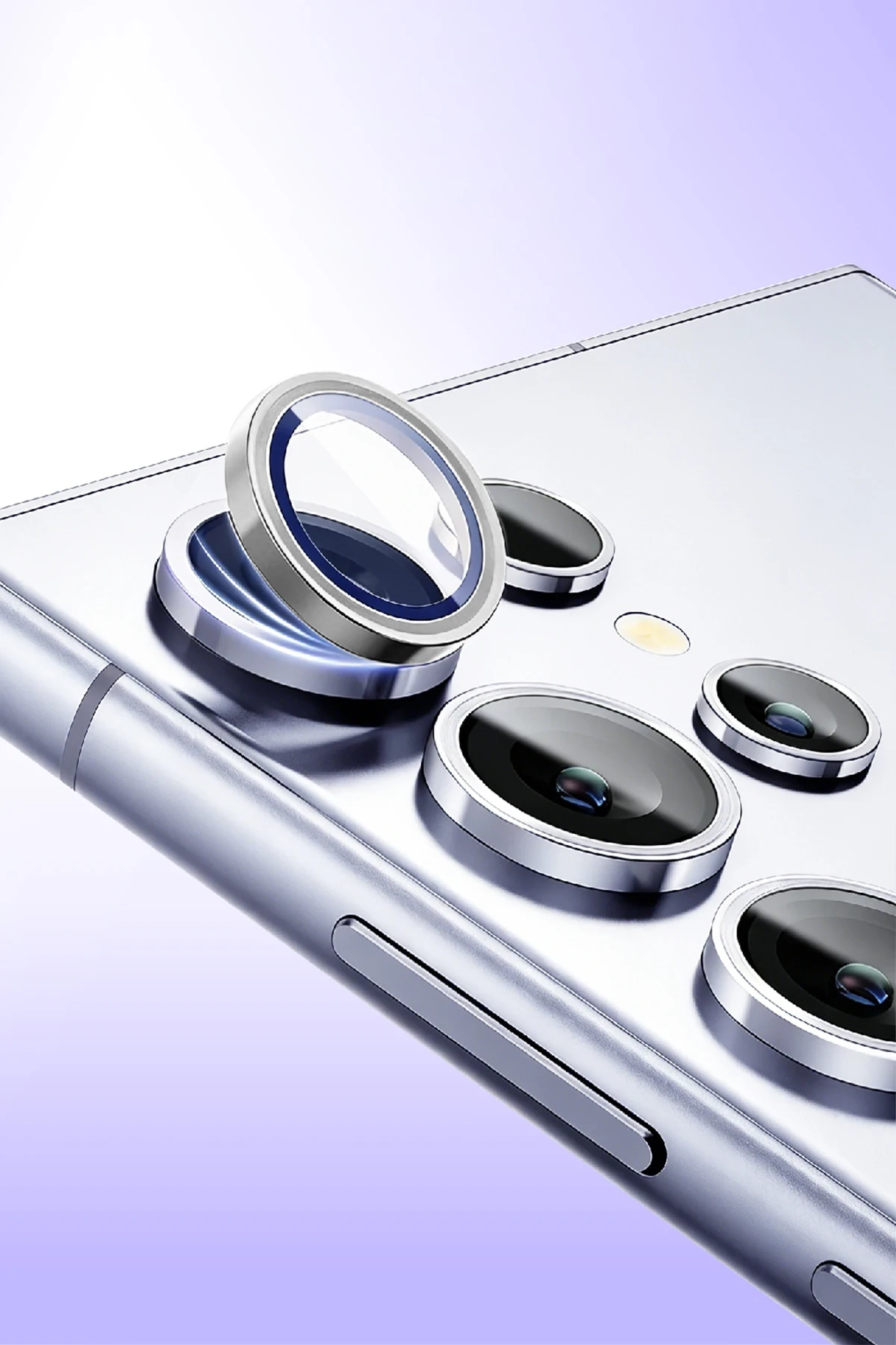 Newface Samsung Galaxy S26 Bilvis Titan Kamera Lens - Gümüş — görsel 6