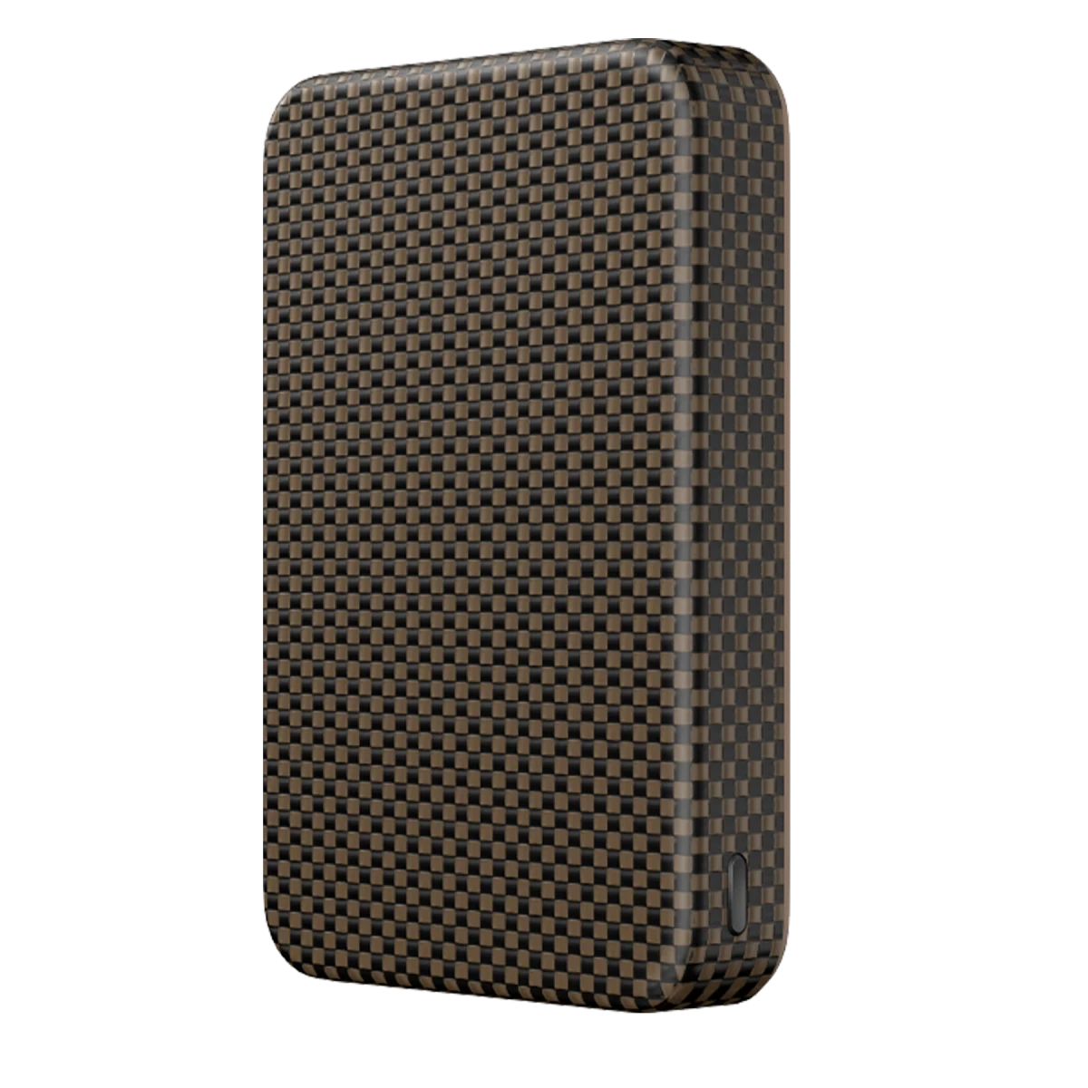 Keephone PB56 Kavos Kevlar 10.000 mAh 20W Type-C ve Semi Solid Destekli Powerbank - Kahverengi