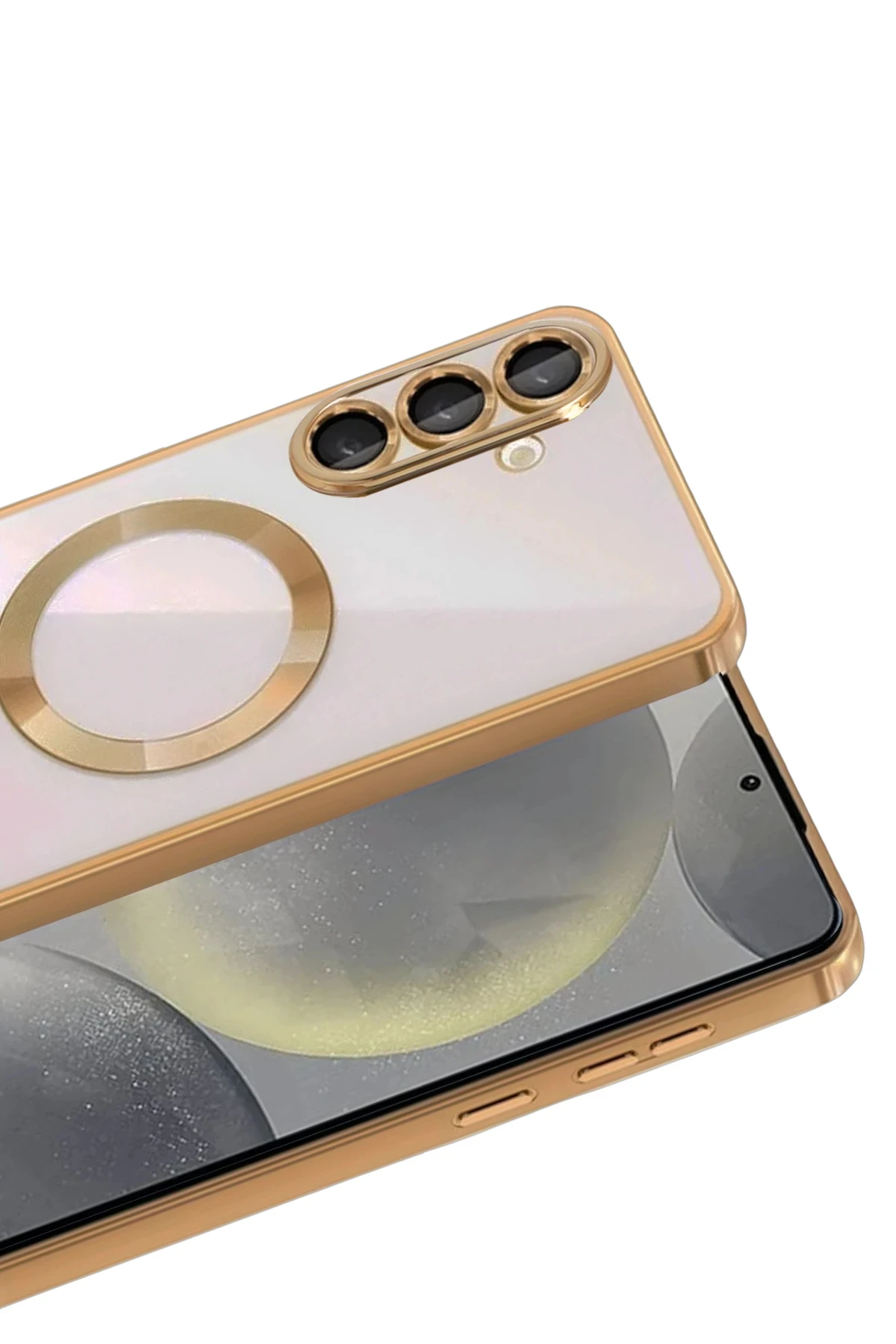 Newface Samsung Galaxy S26 Plus Kross Magneticsafe Kapak - Çöl Titanyum