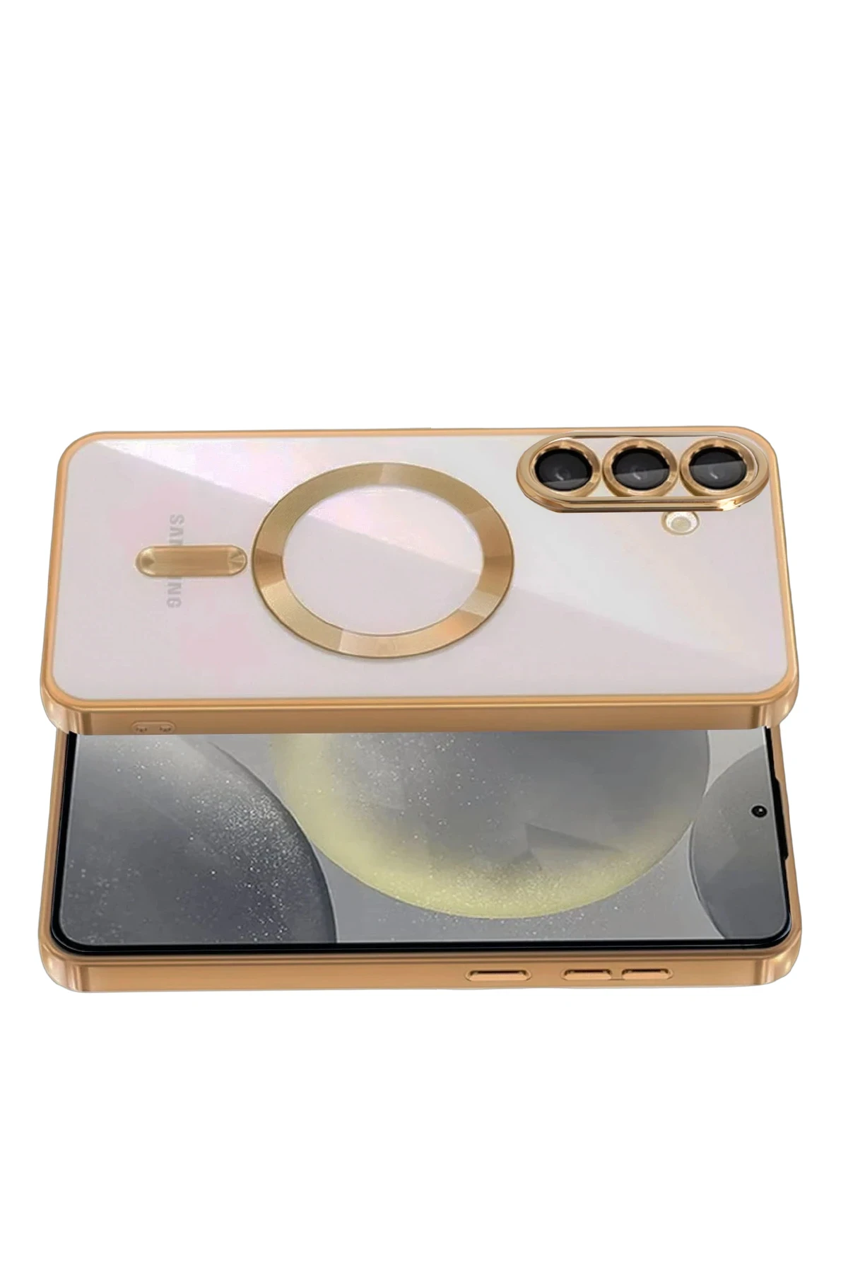 Newface Samsung Galaxy S26 Plus Kross Magneticsafe Kapak - Çöl Titanyum