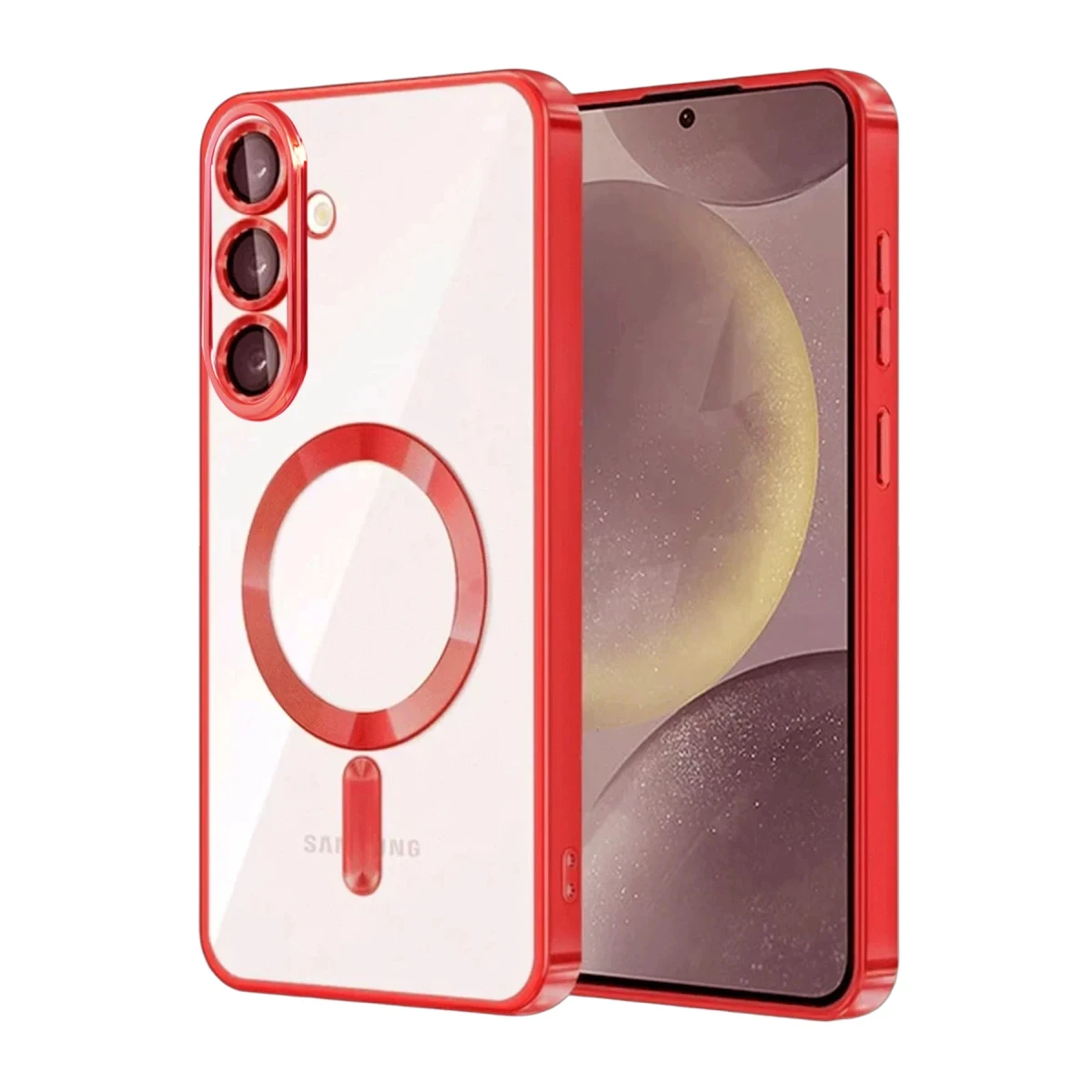 Newface Samsung Galaxy S26 Plus Kross Magneticsafe Kapak - Kırmızı