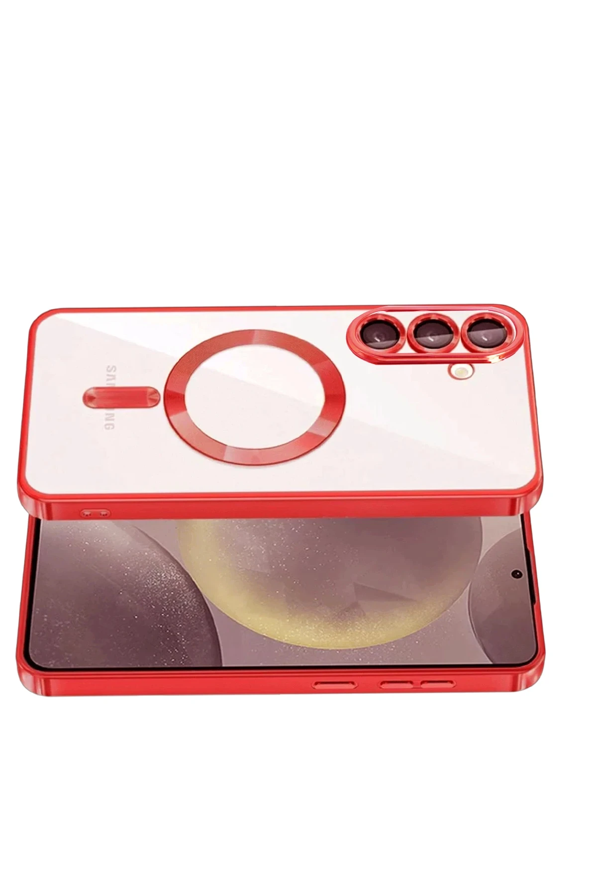Newface Samsung Galaxy S26 Plus Kross Magneticsafe Kapak - Kırmızı