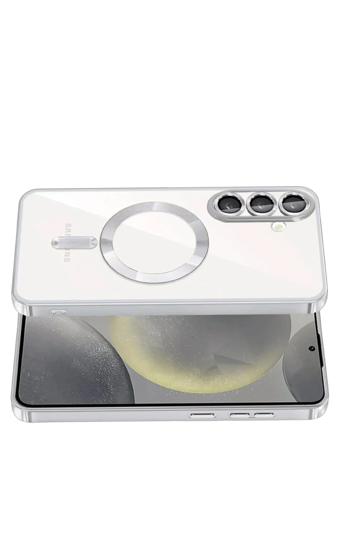Newface Samsung Galaxy S26 Kross Magneticsafe Kapak - Gümüş