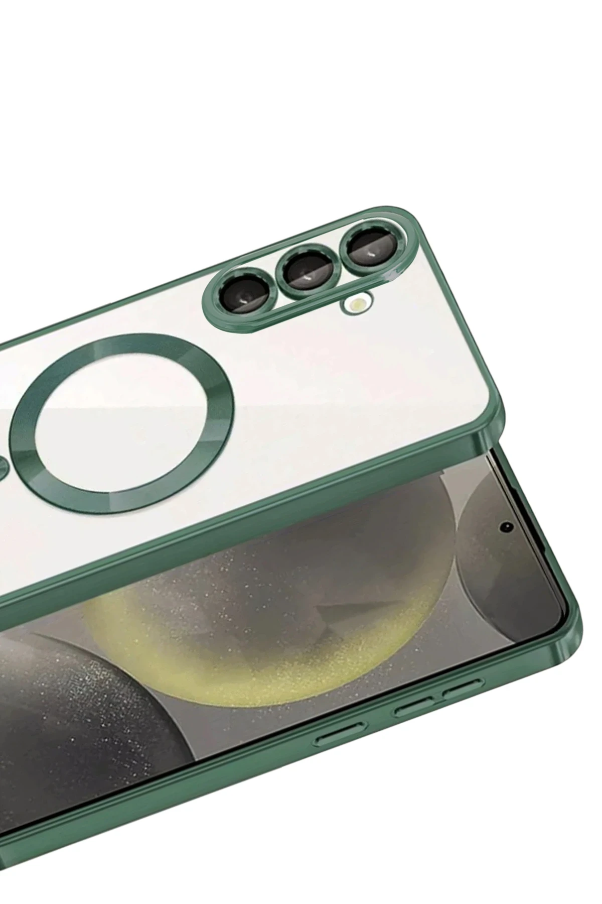 Newface Samsung Galaxy S26 Kross Magneticsafe Kapak - Koyu Yeşil